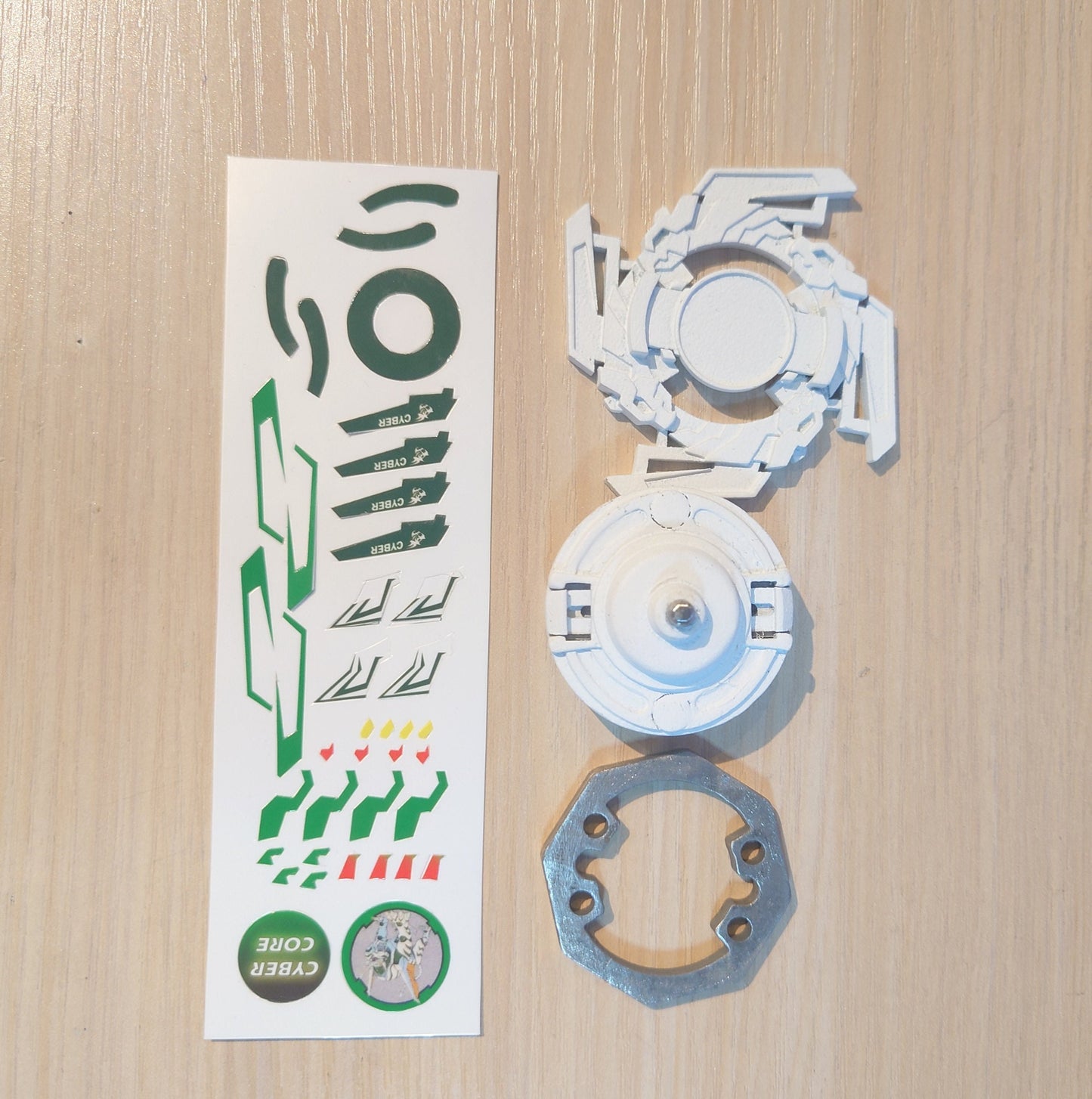 FULL METAL Beyblade Cyber Driger (Stainless steel)