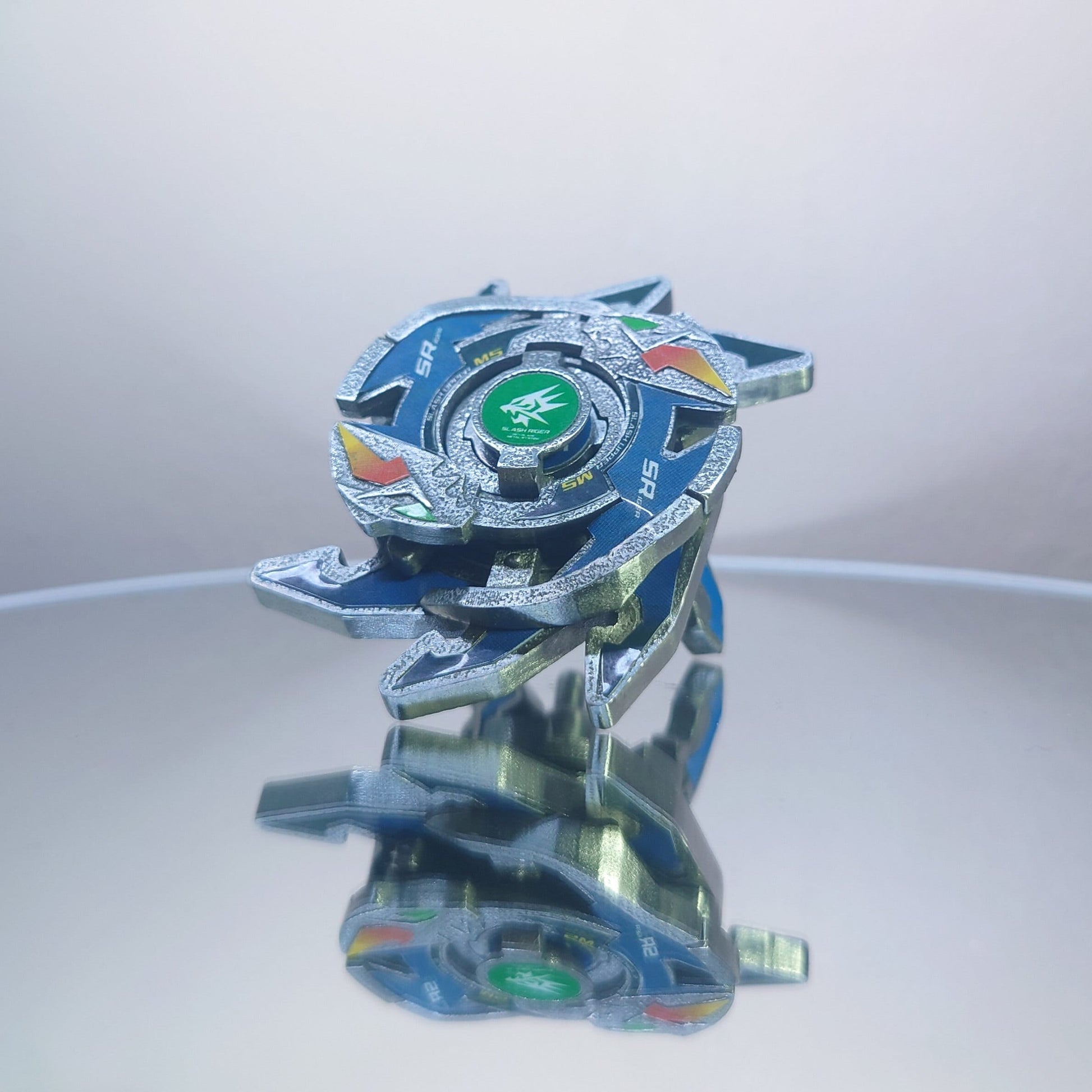 FULL METAL Beyblade Slash Liger MS (Stainless Steel)