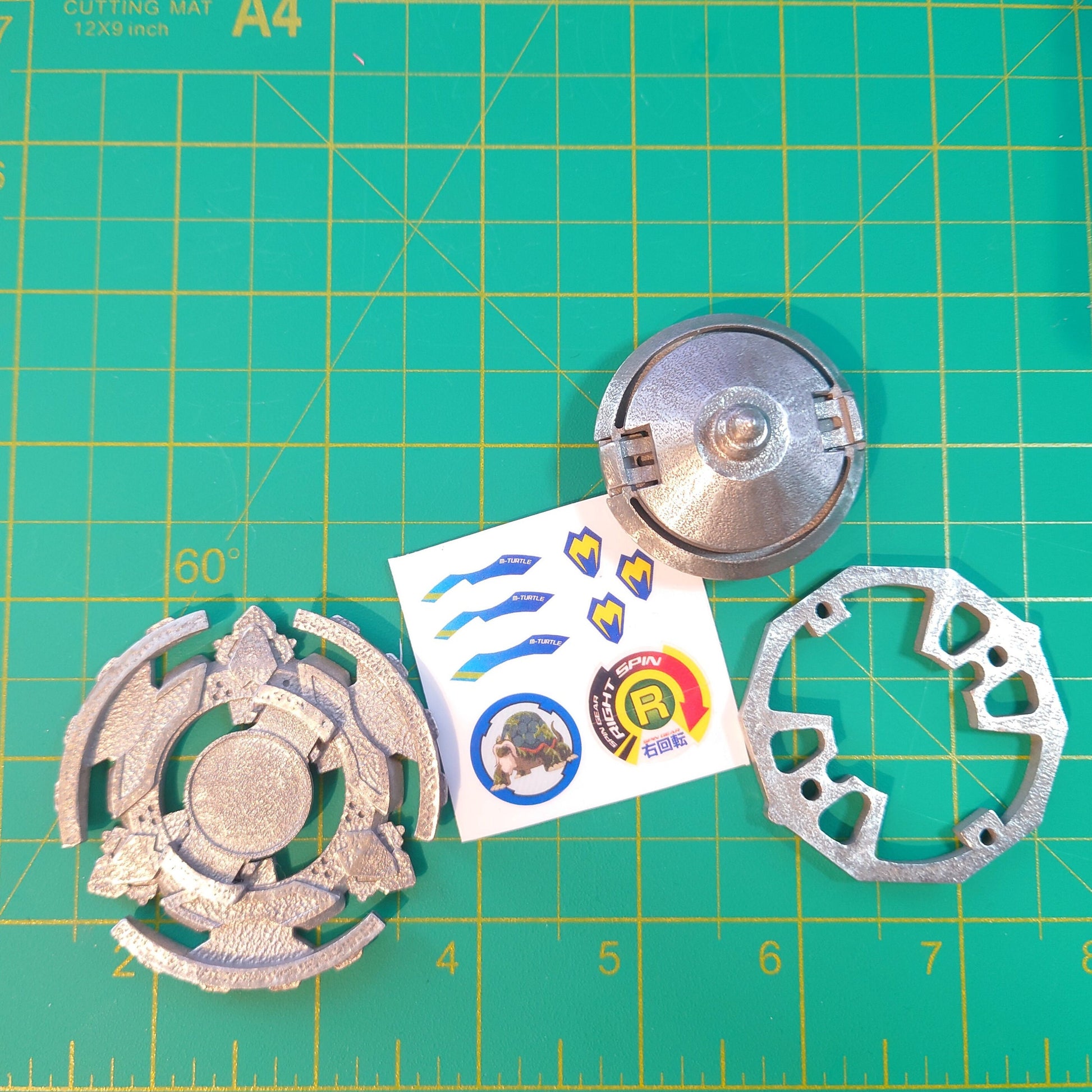FULL METAL Beyblade Master Draciel (Stainless steel)
