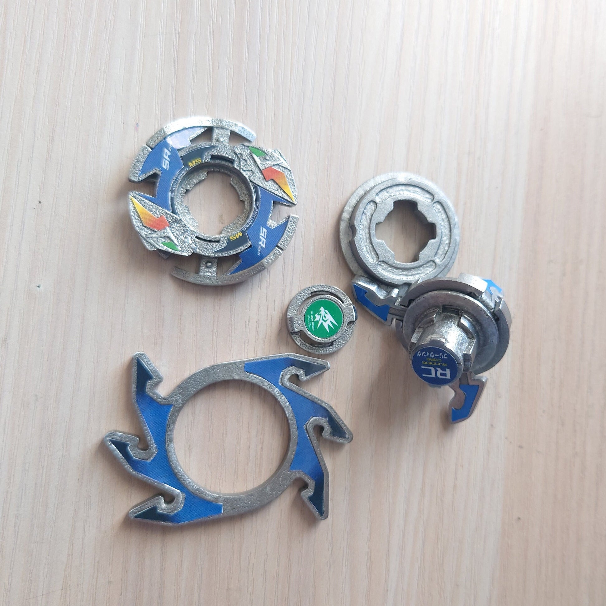 FULL METAL Beyblade Slash Liger MS (Stainless Steel)