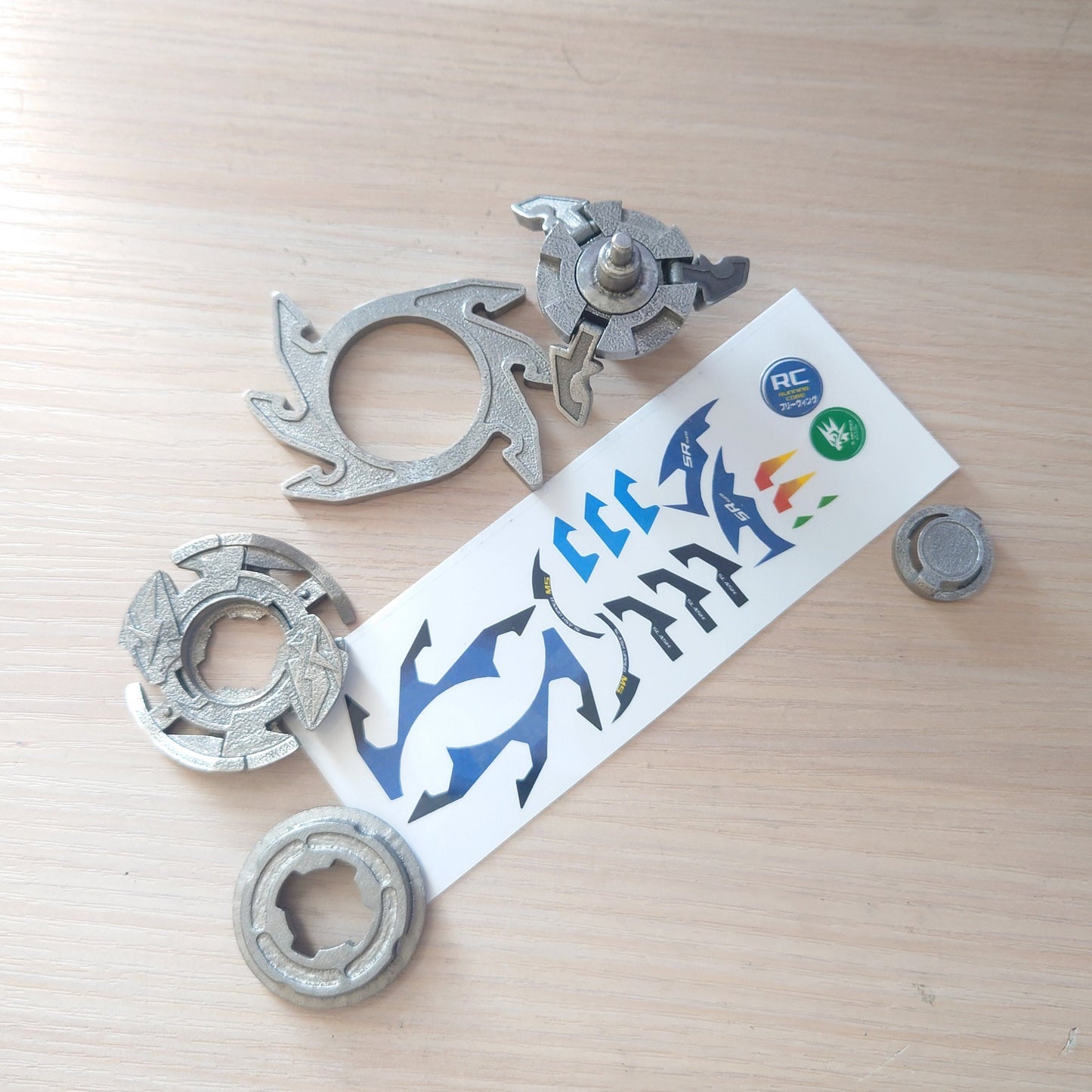 FULL METAL Beyblade Slash Liger MS (Stainless Steel)