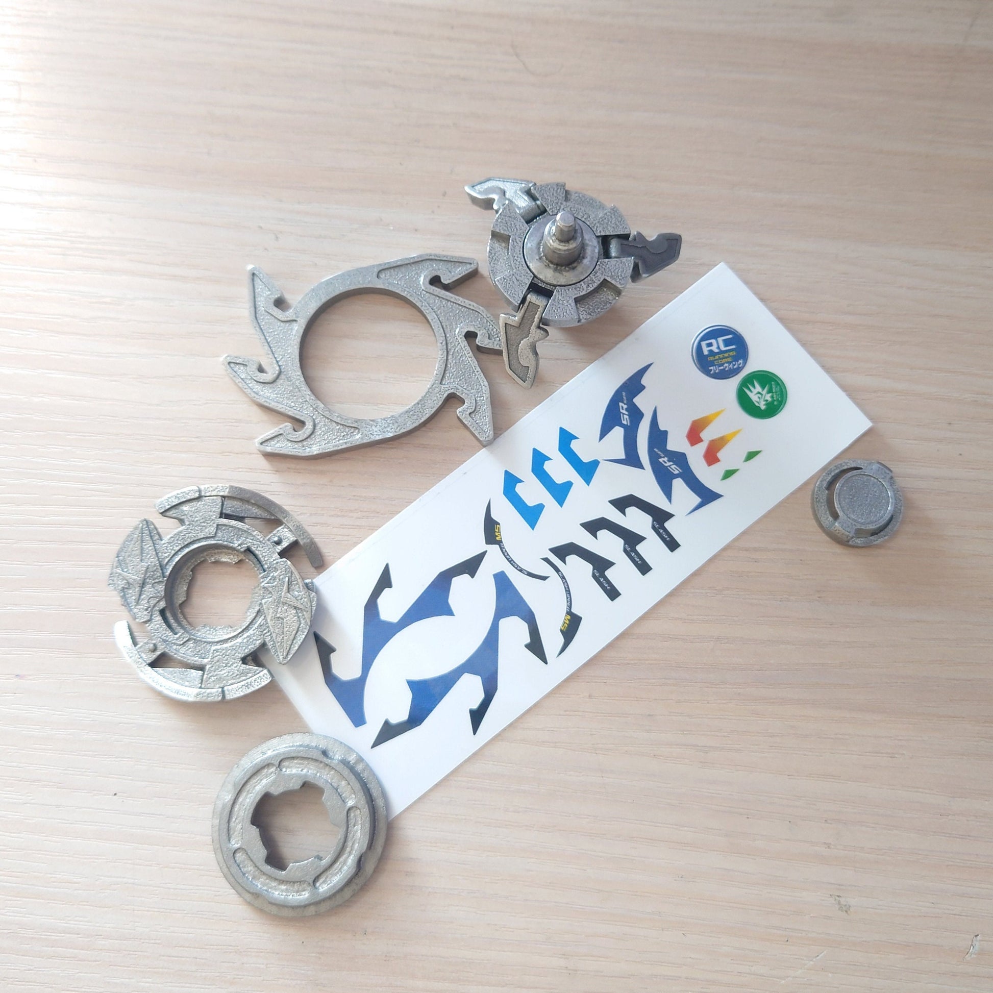 FULL METAL Beyblade Slash Liger MS (Stainless Steel)