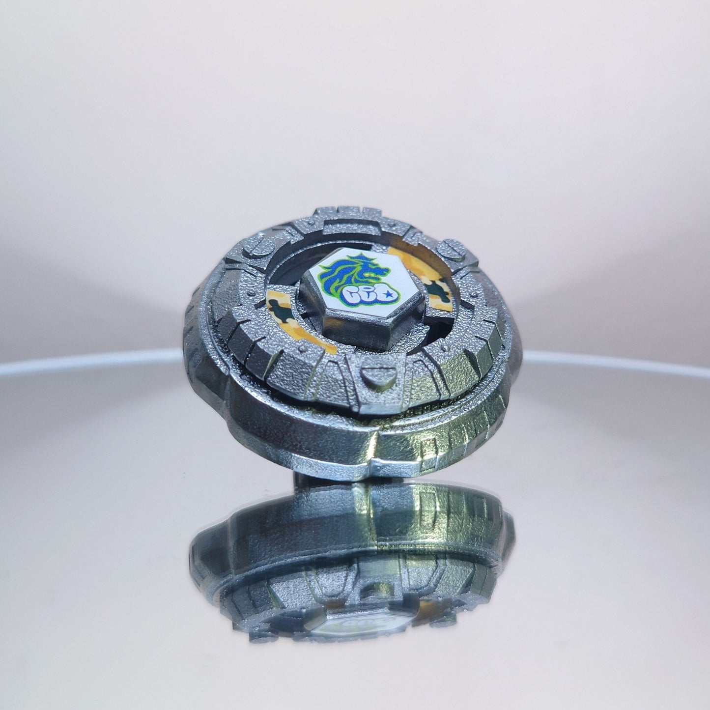 FULL METAL Beyblade Rock Leone 145WB (Stainless Steel)