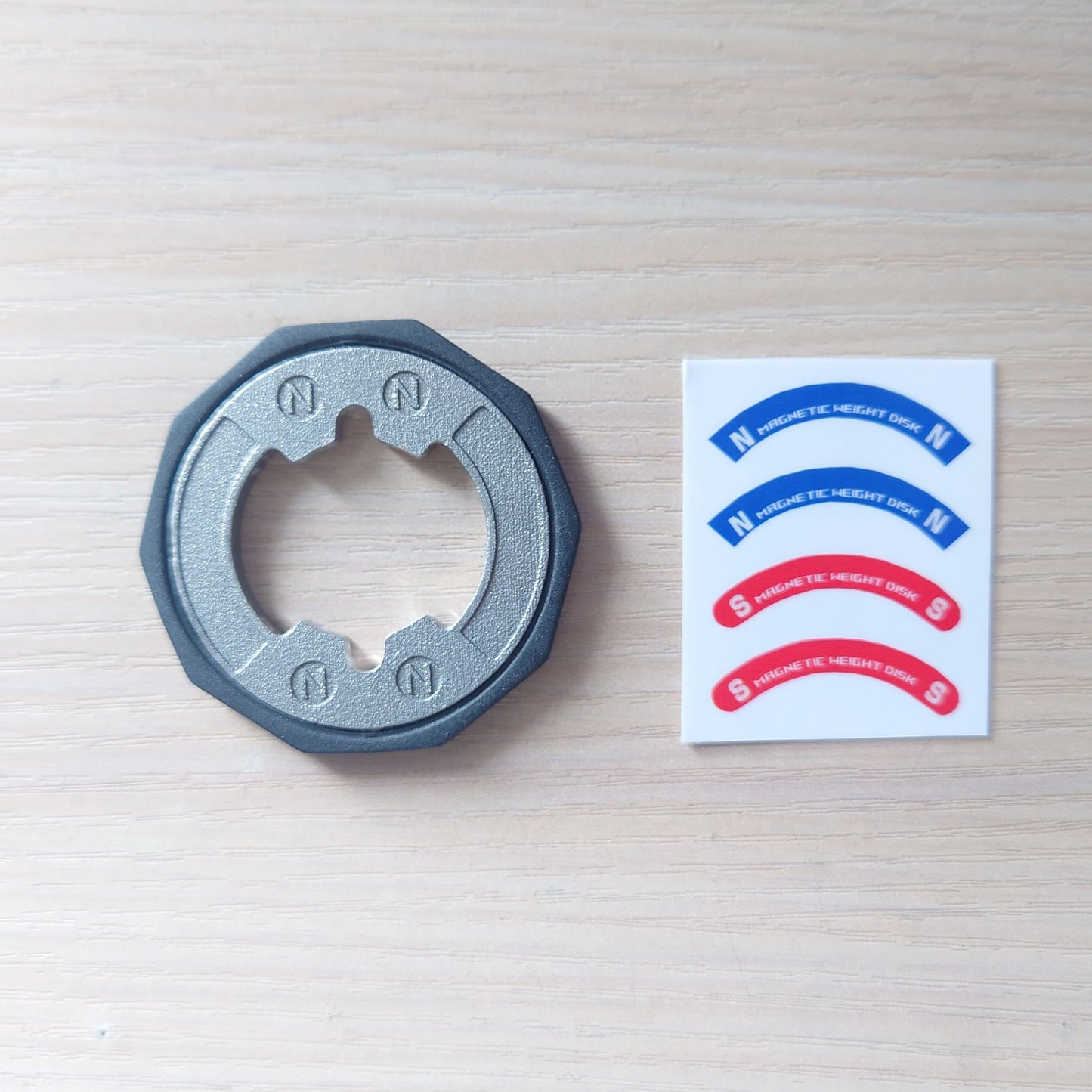 Beyblade CUSTOM Magnetic weight disk (Rubber & Stainless steel)