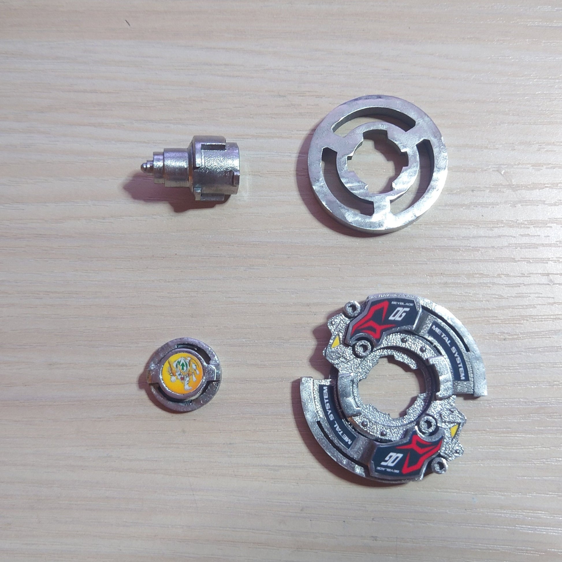 FULL METAL Beyblade Driger MS (Stainless Steel)