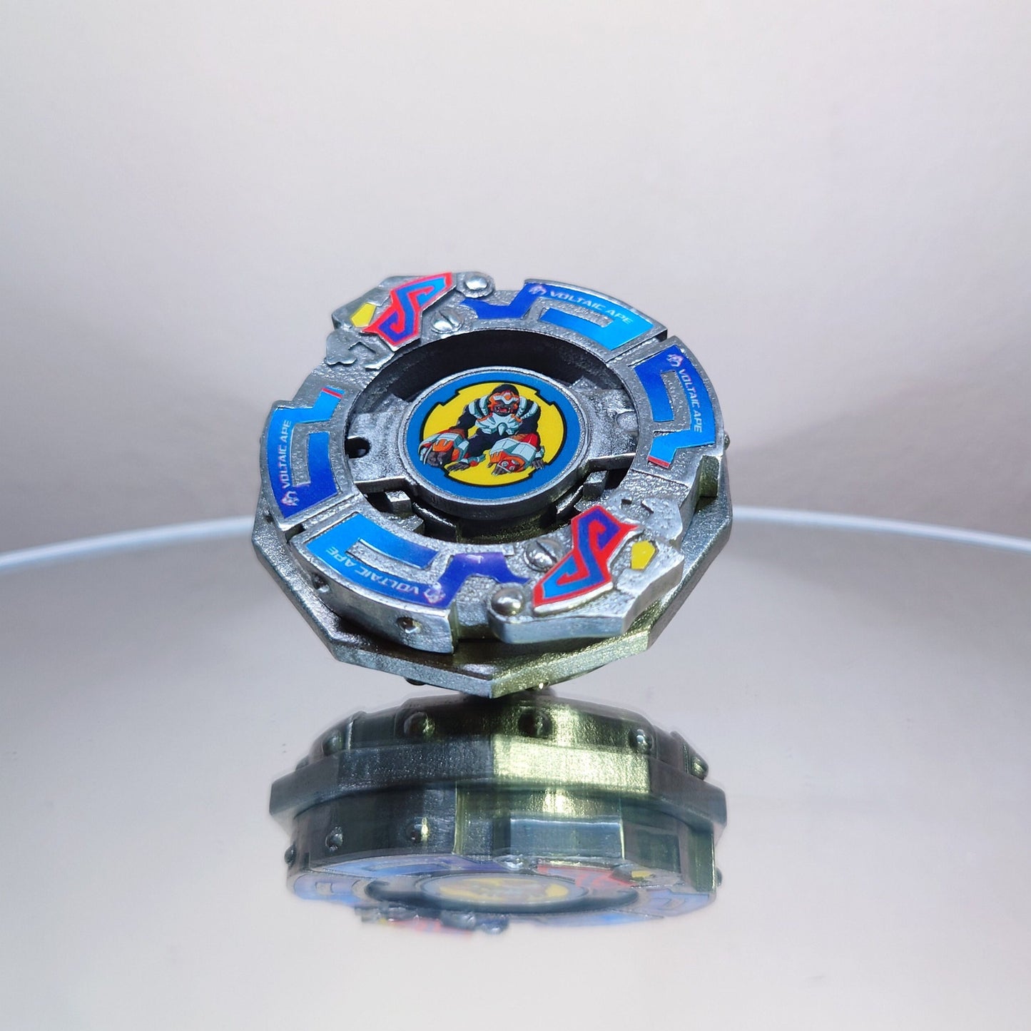 FULL METAL Beyblade Voltaic Ape (Stainless steel)