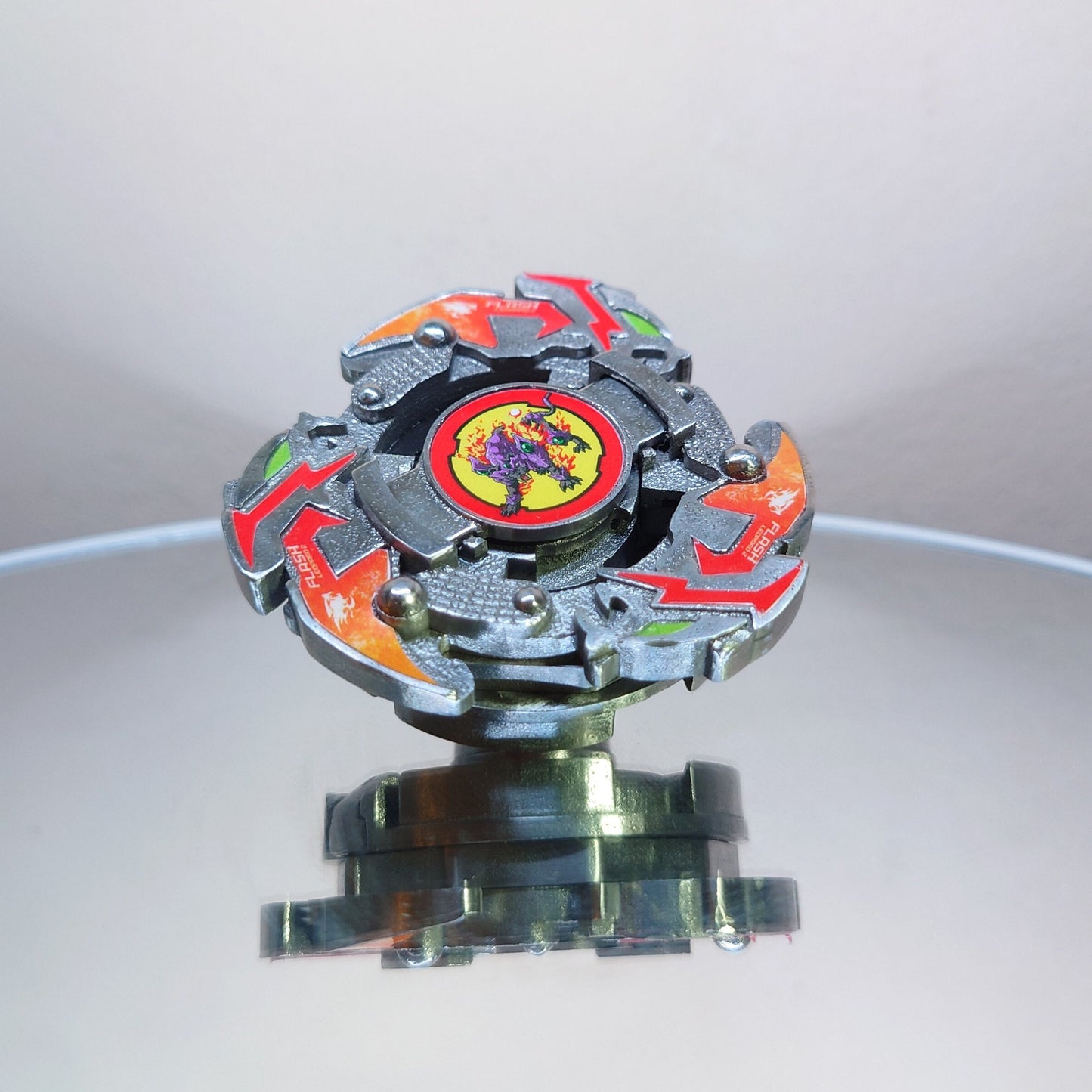 FULL METAL Beyblade Flash Leopard 2 (Stainless steel)