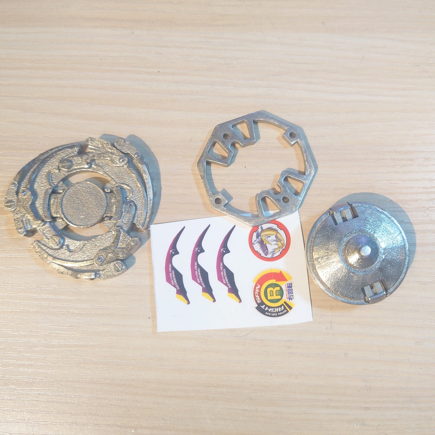 FULL METAL Beyblade Seaborg 2 (Stainless steel)