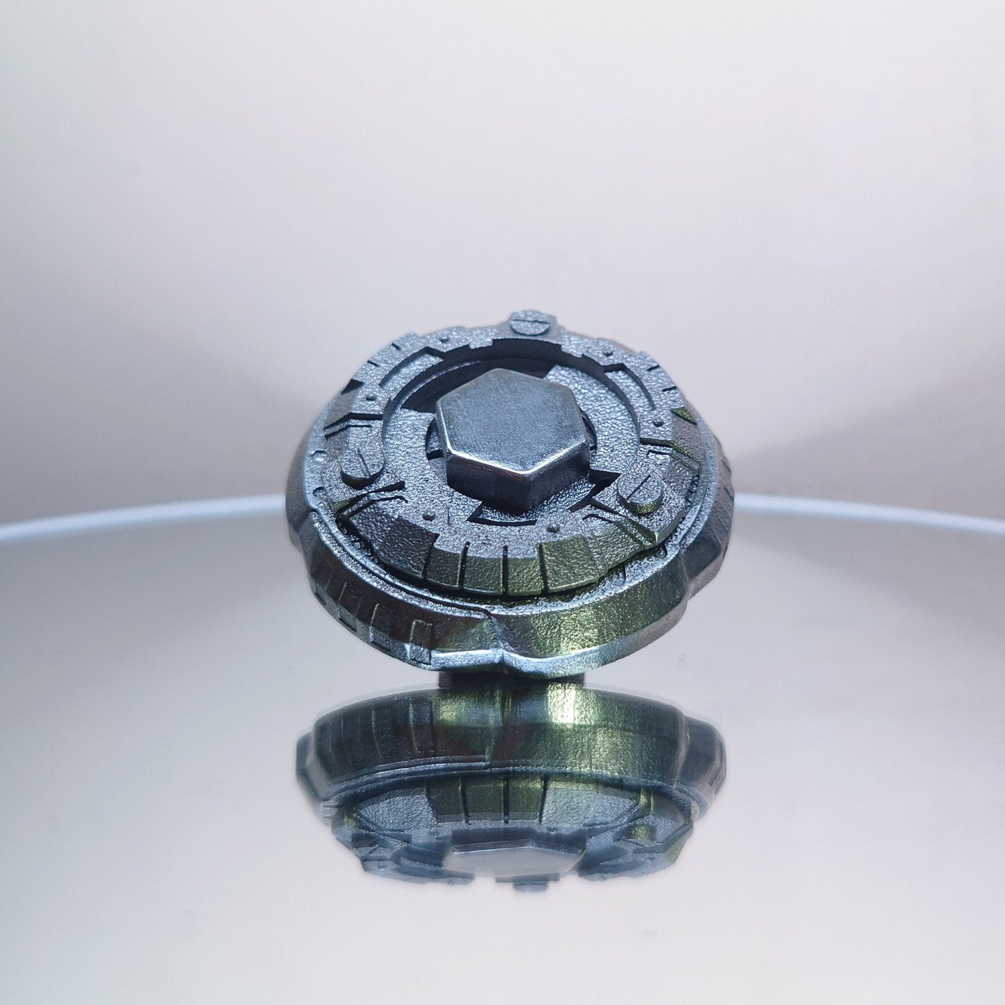 FULL METAL Beyblade Rock Leone 145WB (Stainless Steel)