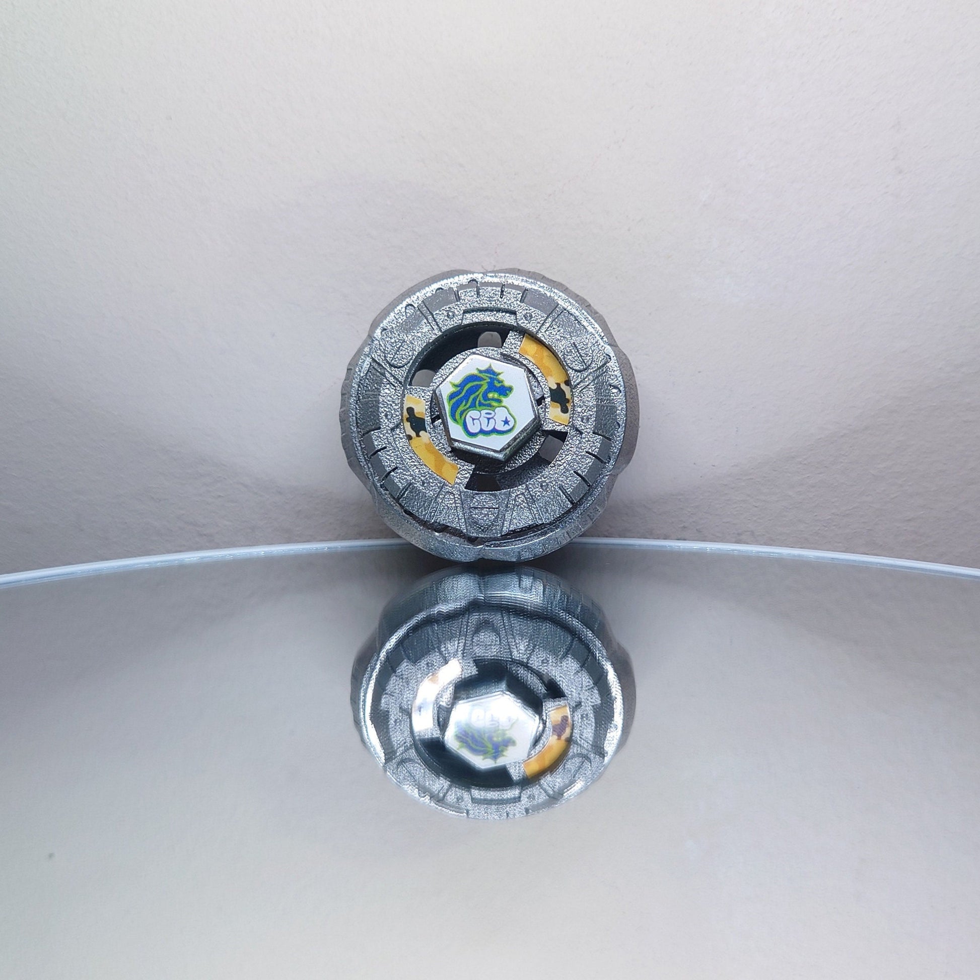 FULL METAL Beyblade Rock Leone 145WB (Stainless Steel)