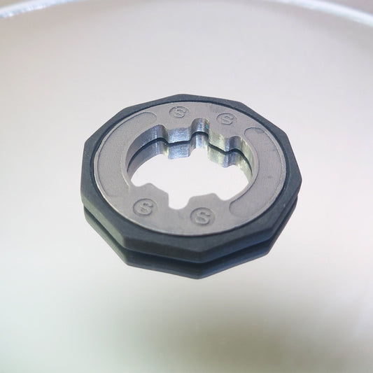 Beyblade CUSTOM Magnetic weight disk (Rubber & Stainless steel)