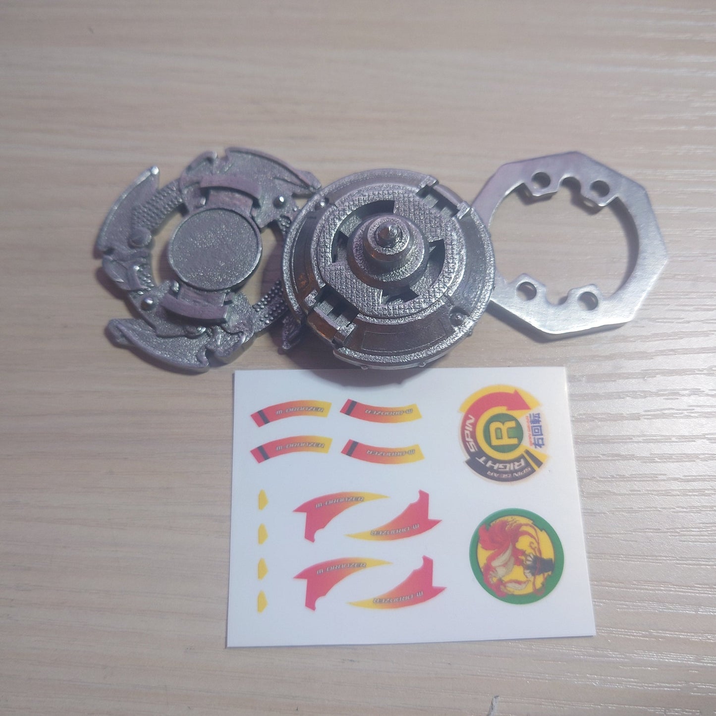 FULL METAL Beyblade Master Dranzer (Stainless steel)