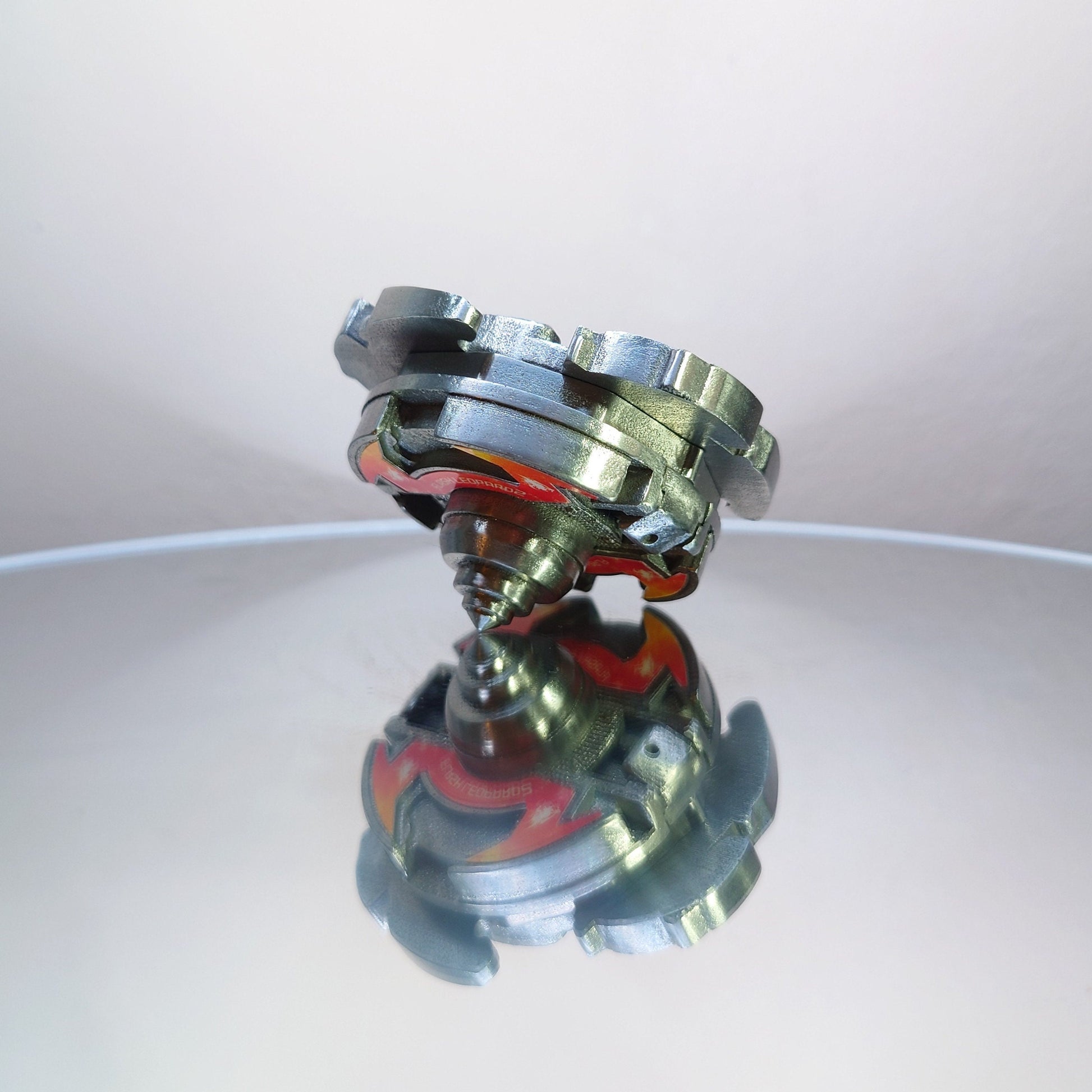 FULL METAL Beyblade Flash Leopard 2 (Stainless steel)