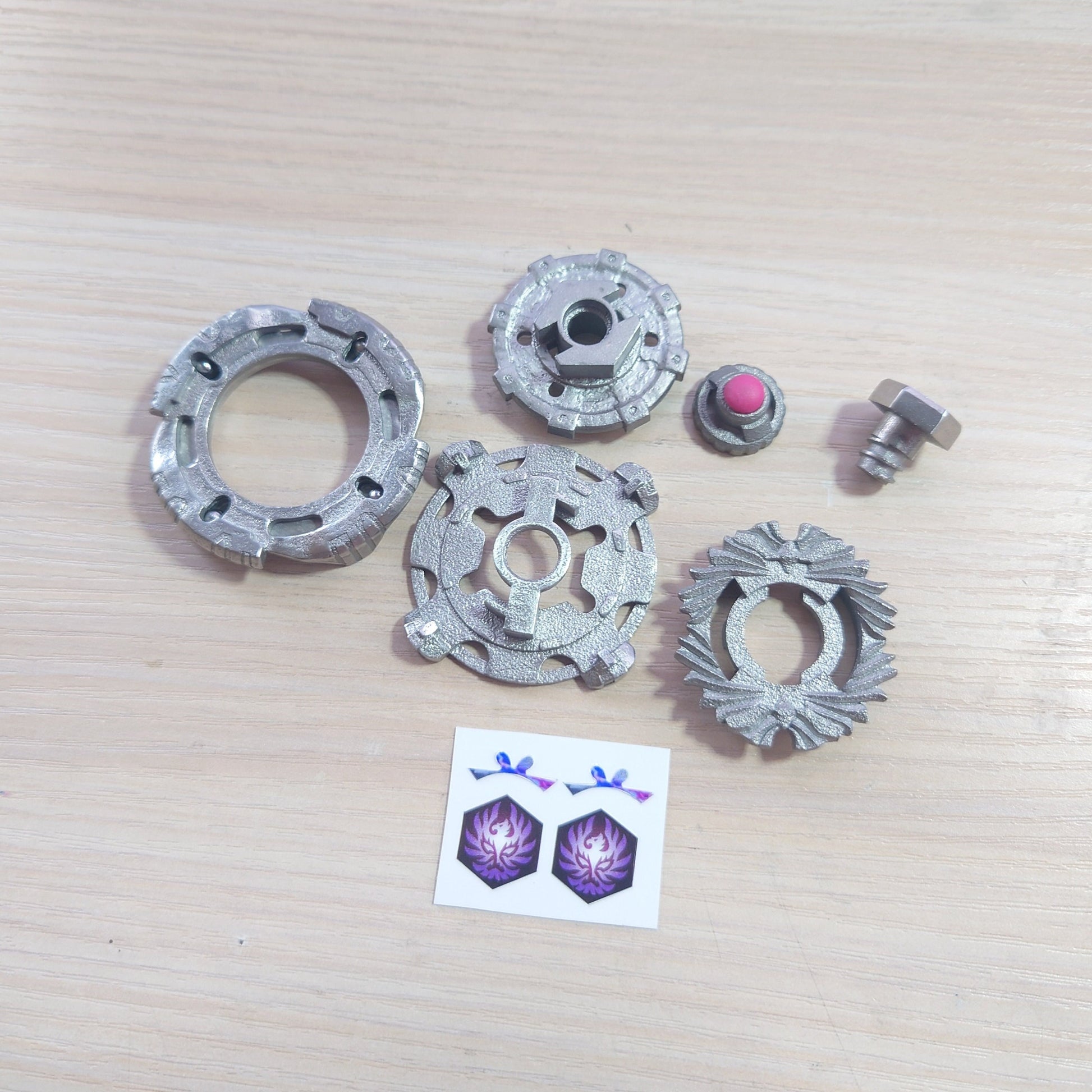FULL METAL Beyblade Jade Jupiter S130RB (Stainless Steel)