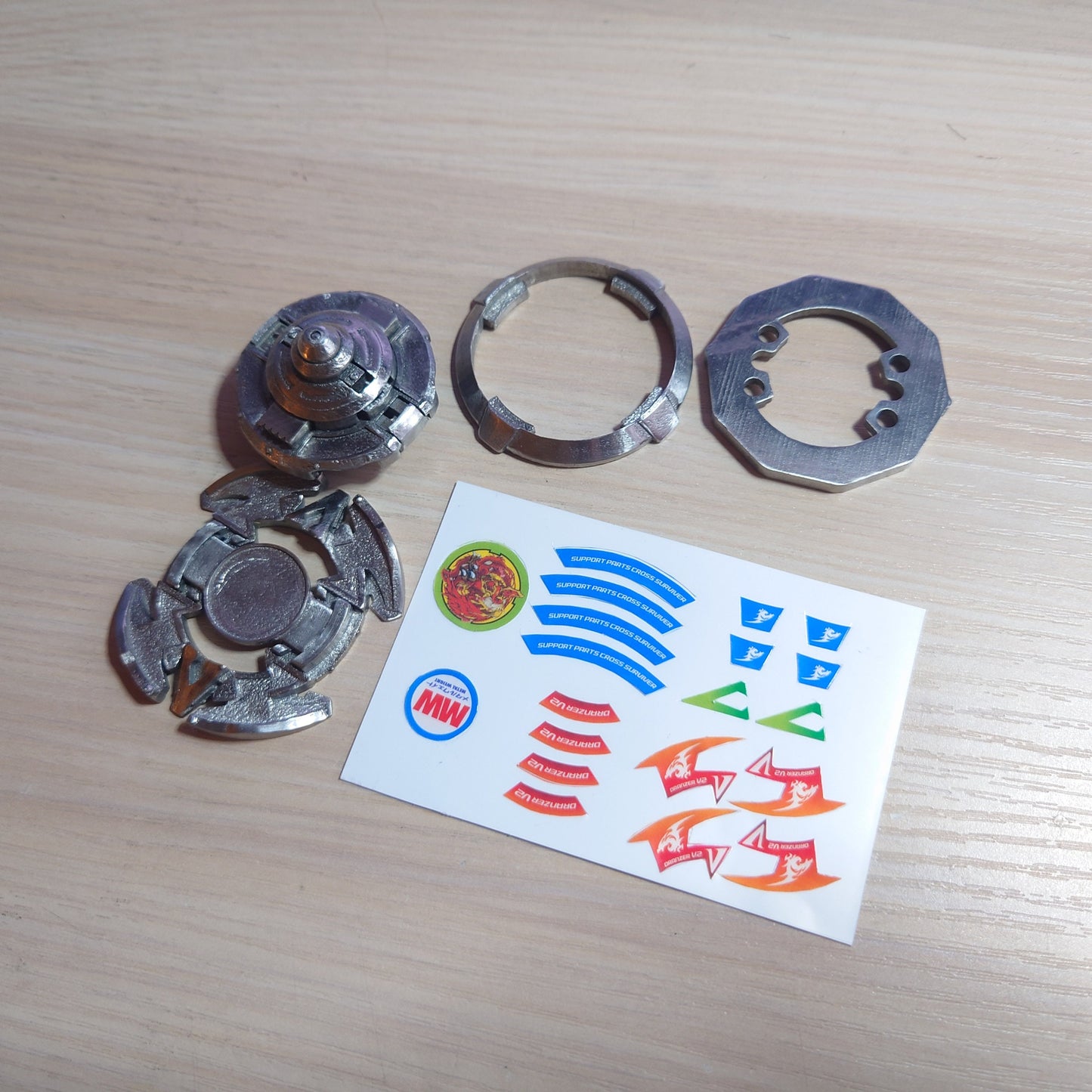 FULL METAL Beyblade Dranzer V2 (Stainless steel)