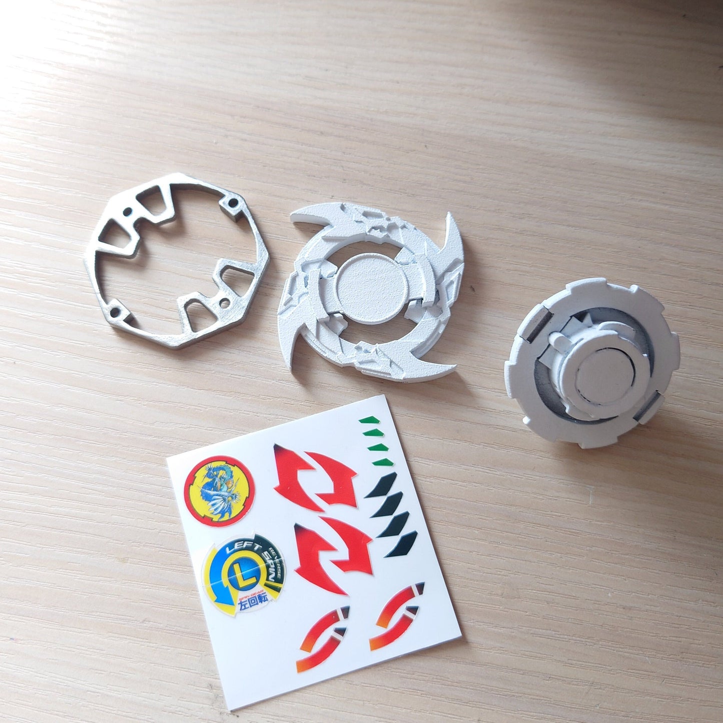 FULL METAL Beyblade Dragoon S ANIME Version (Stainless steel)