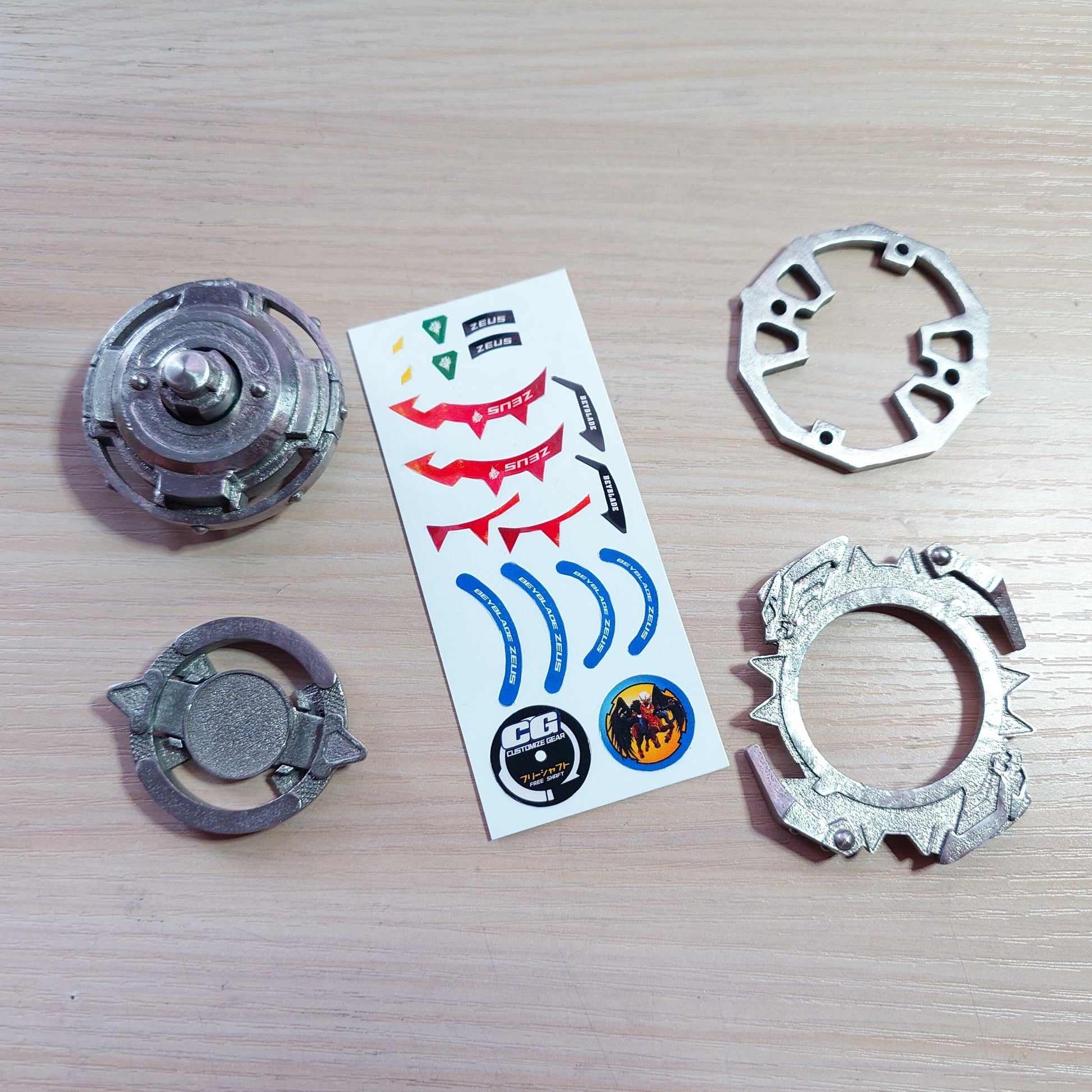 FULL METAL Beyblade Zeus (G-Revolution) (Stainless steel)