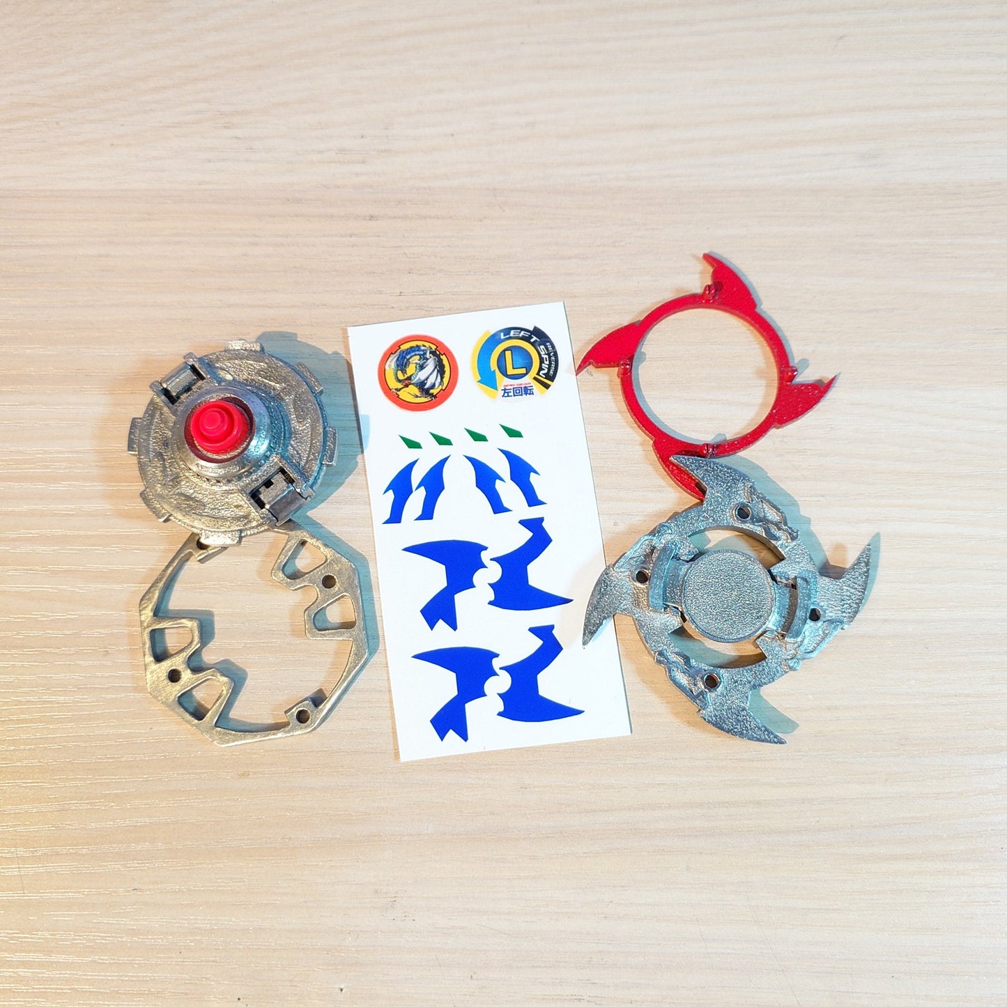 FULL METAL Beyblade Dragoon F ANIME Version (Stainless steel)