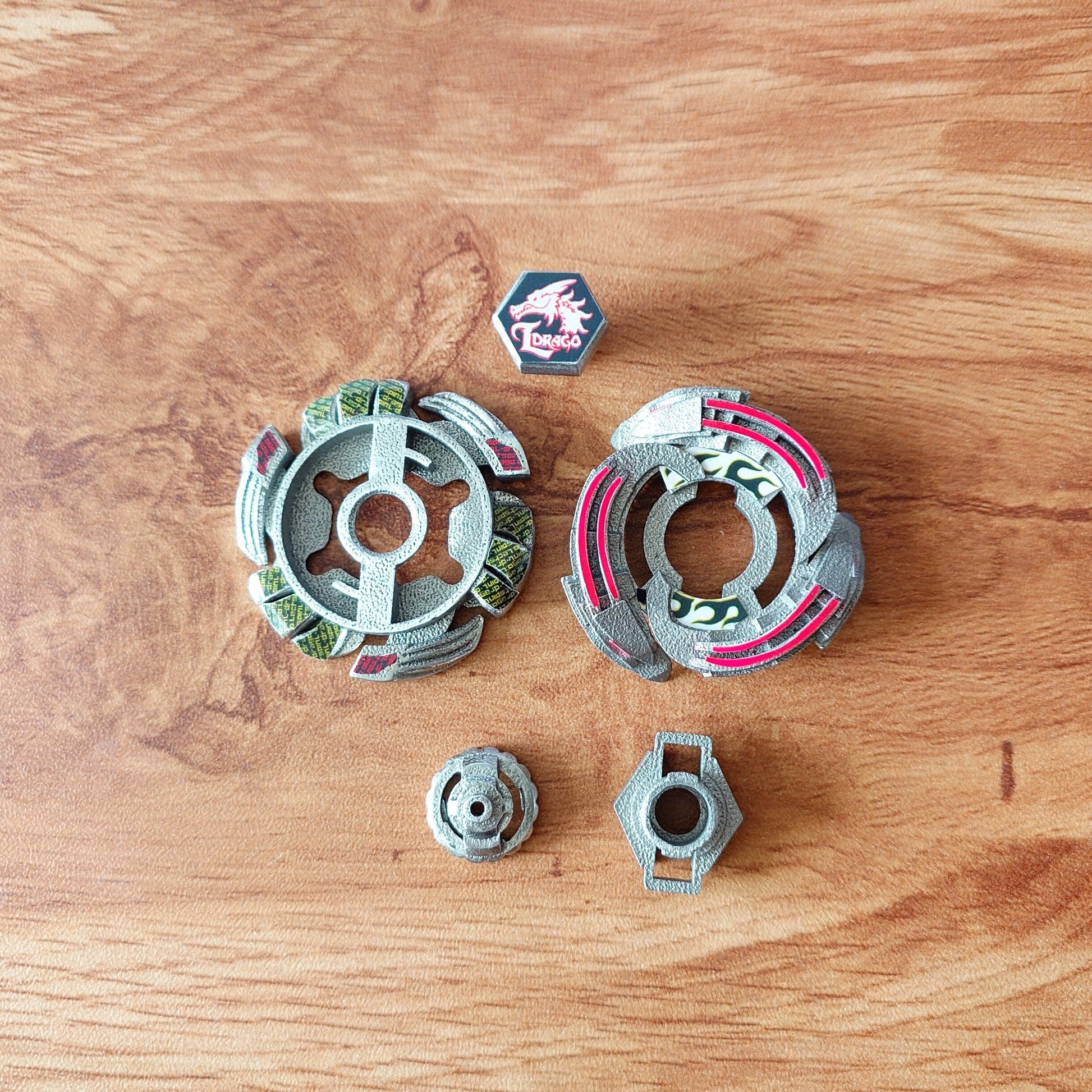 FULL METAL Beyblade Lighting L-Drago 100HF (Stainless Steel)