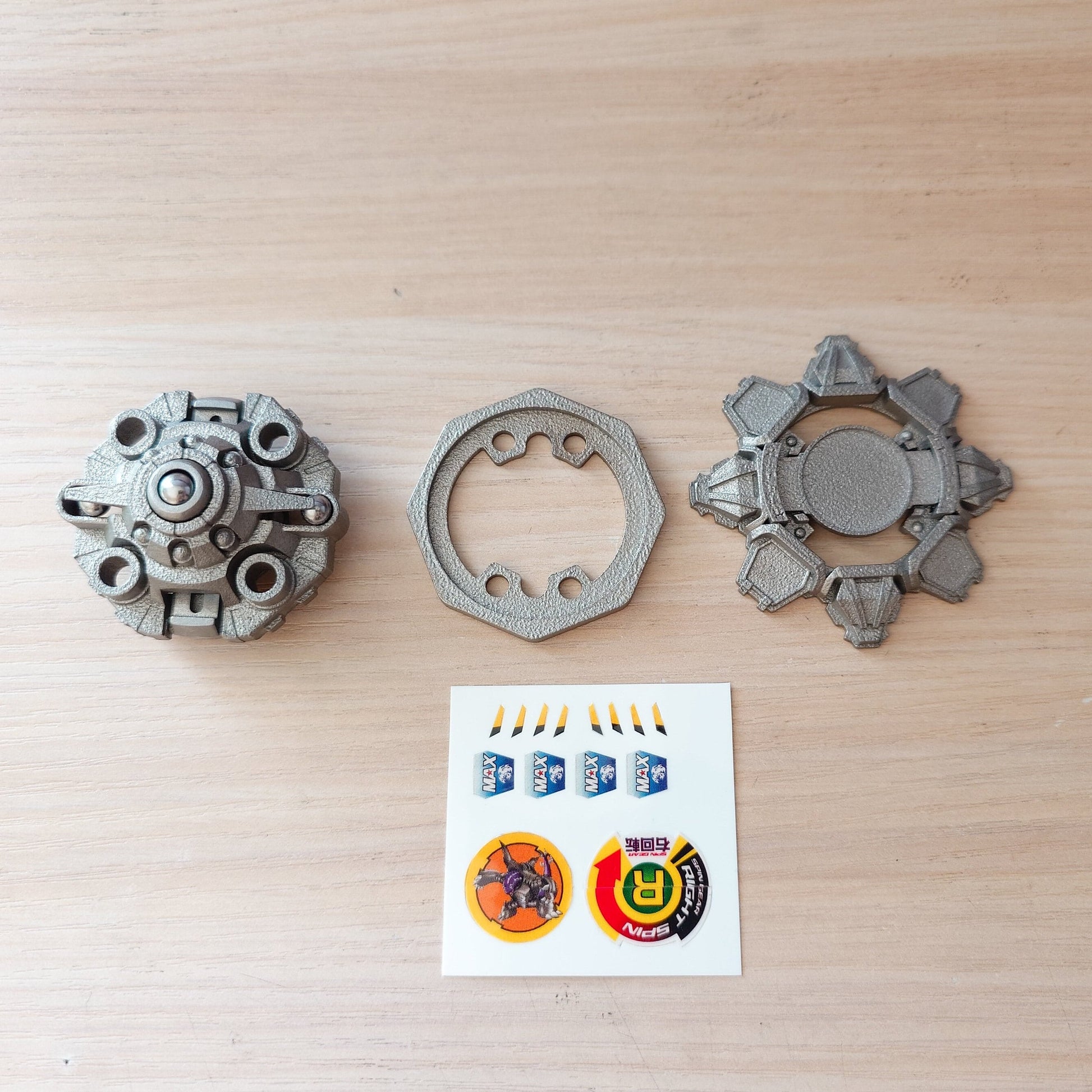 FULL METAL Beyblade Draciel F (Stainless steel)