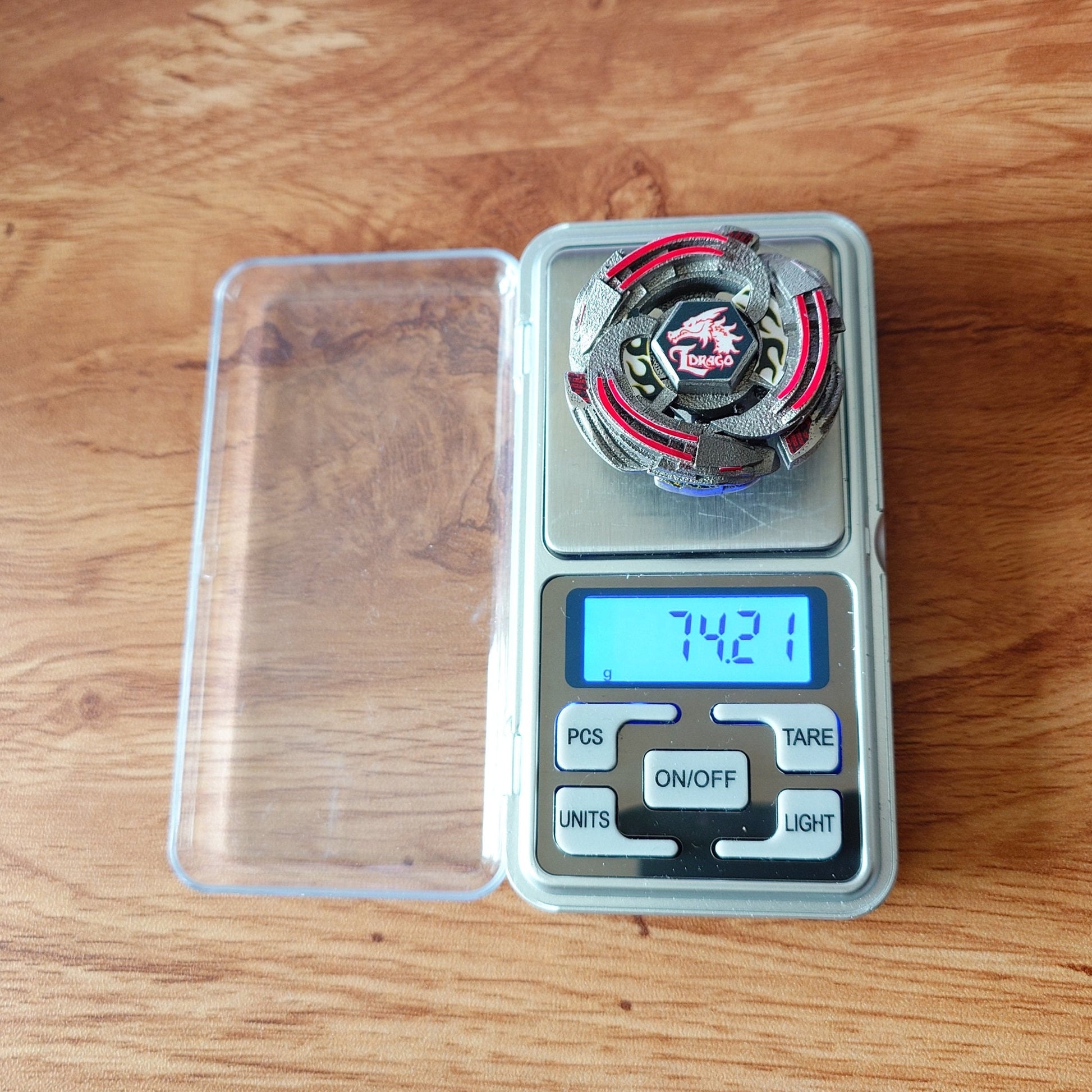 FULL METAL Beyblade Lighting L-Drago 100HF (Stainless Steel)