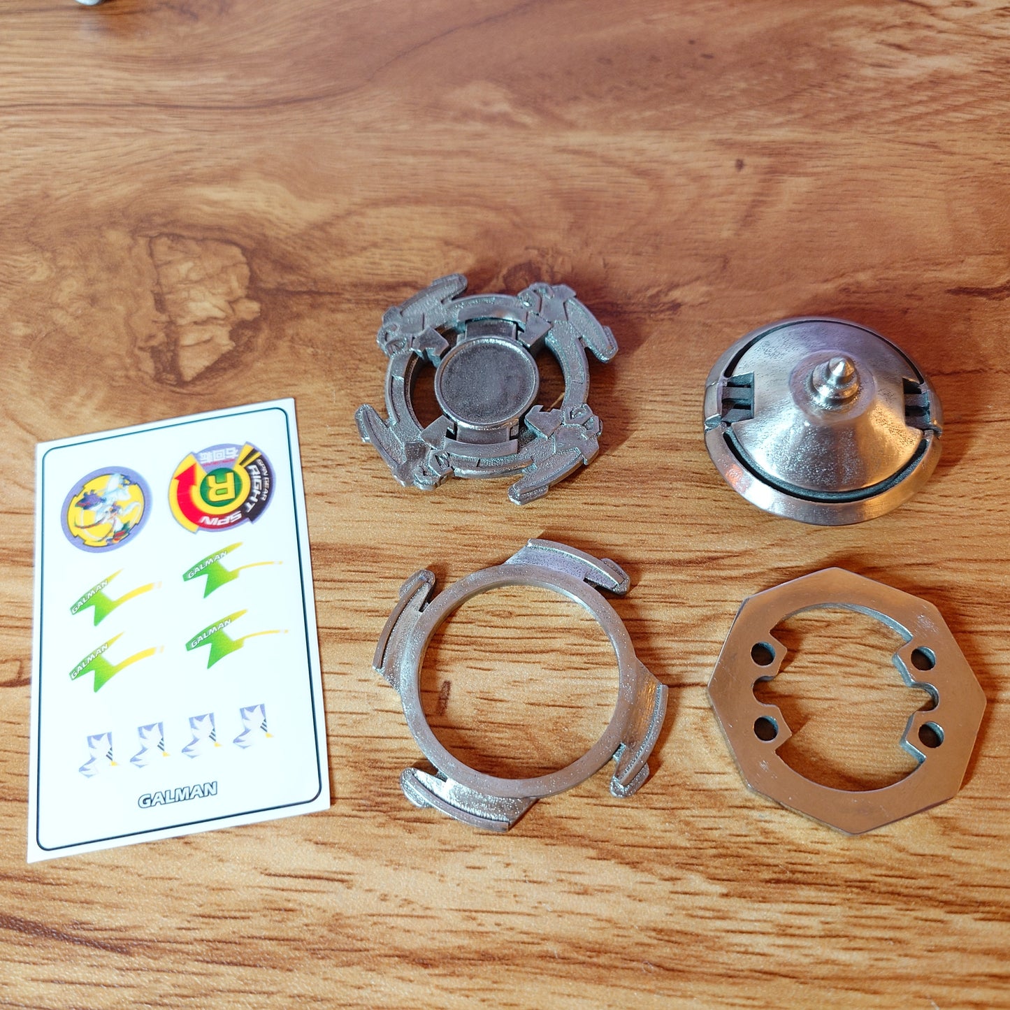 FULL METAL Beyblade Galman (Stainless steel)