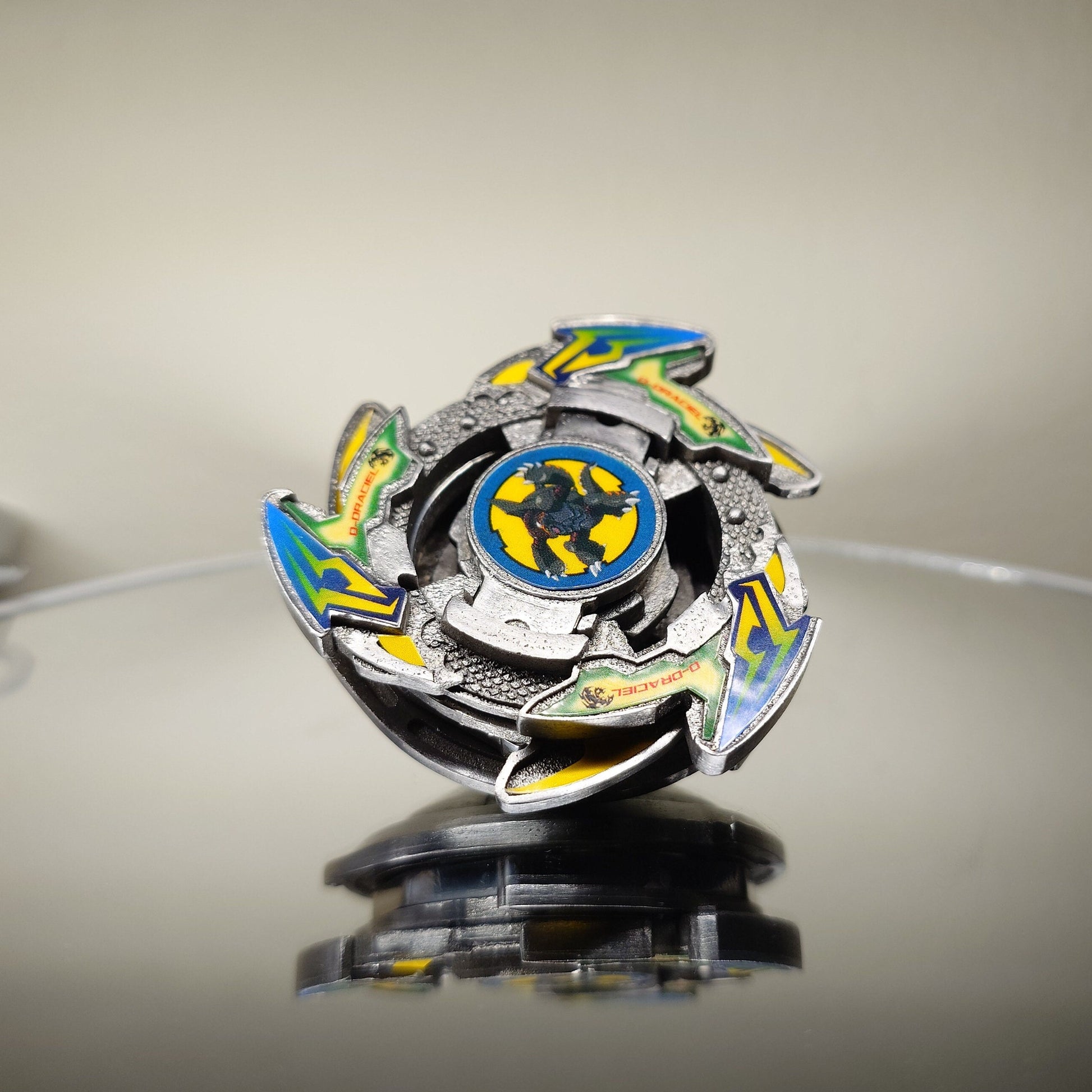 FULL METAL Beyblade - Dark Draciel (Stainless steel)