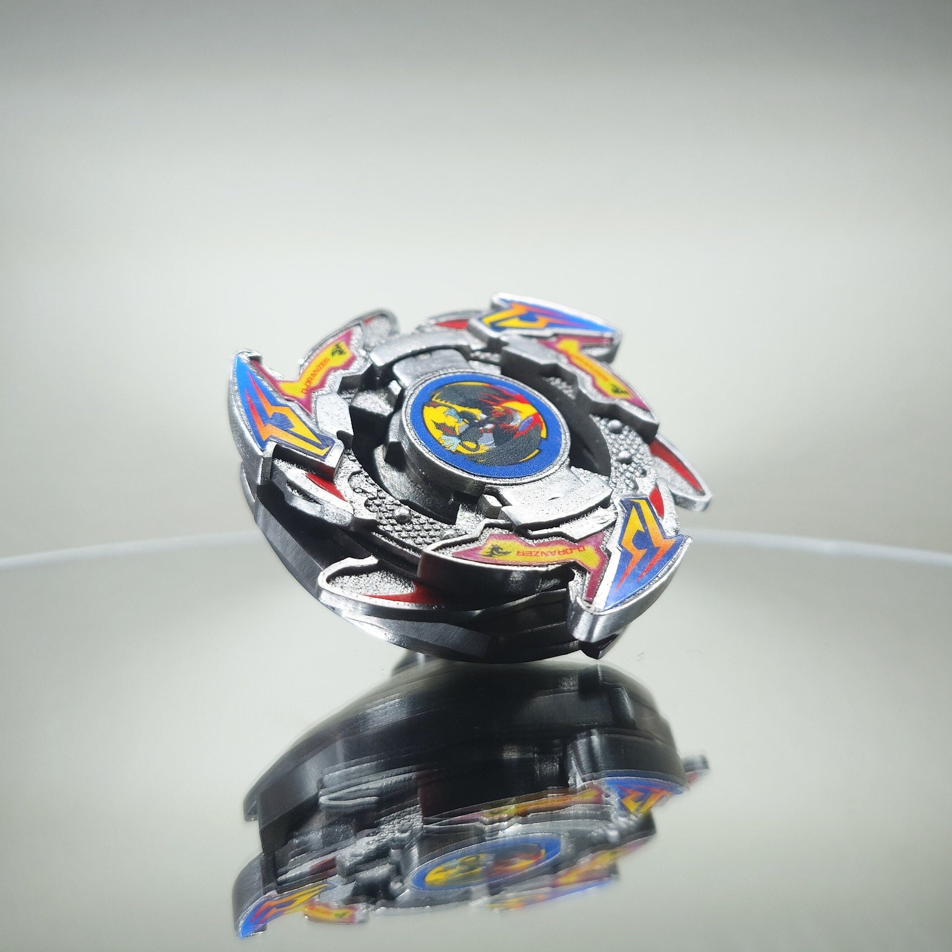 FULL METAL Beyblade - Dark Dranzer (Stainless steel)