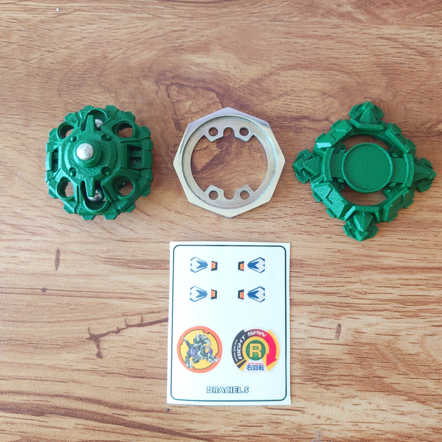 FULL METAL Beyblade Draciel S (Stainless Steel)