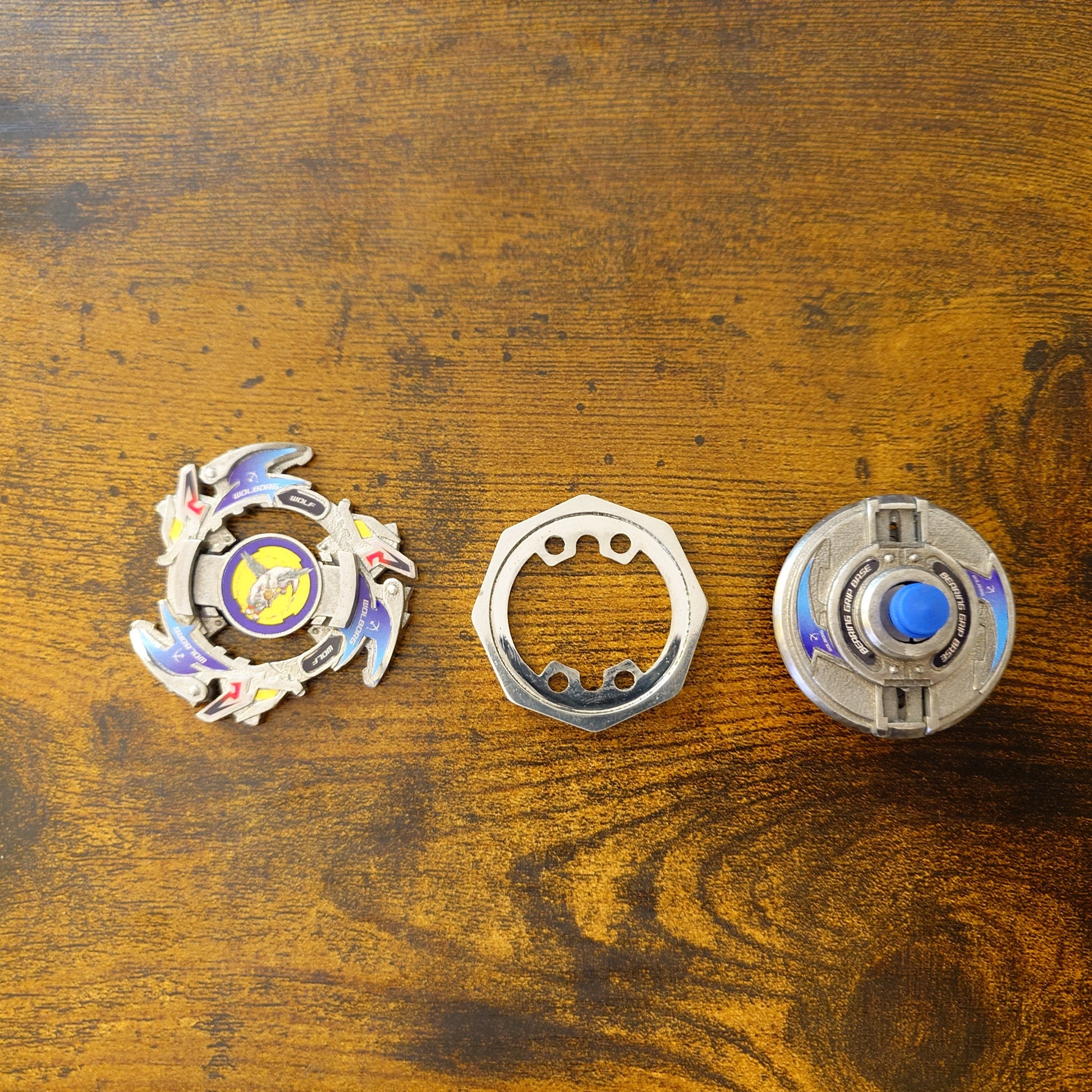 FULL METAL Beyblade Wolborg 2 (Stainless steel)