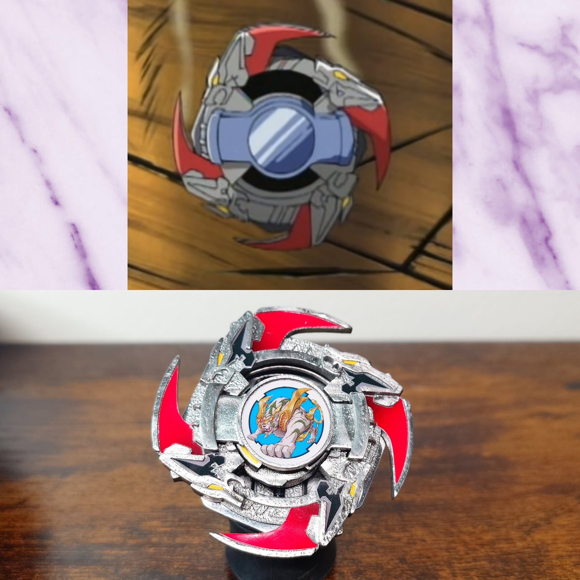 FULL METAL Beyblade Driger F - Anime Ver. (Stainless steel)