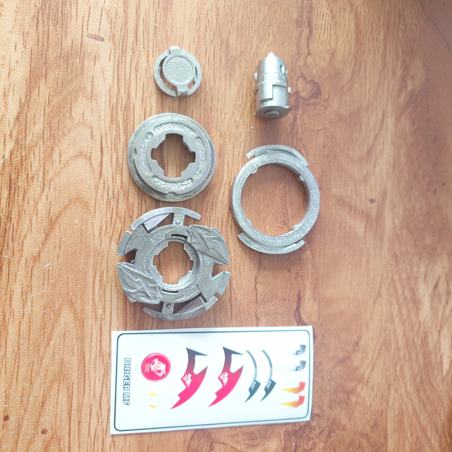 Beyblade FULL METAL Driger MF - Custom (Stainless Steel)