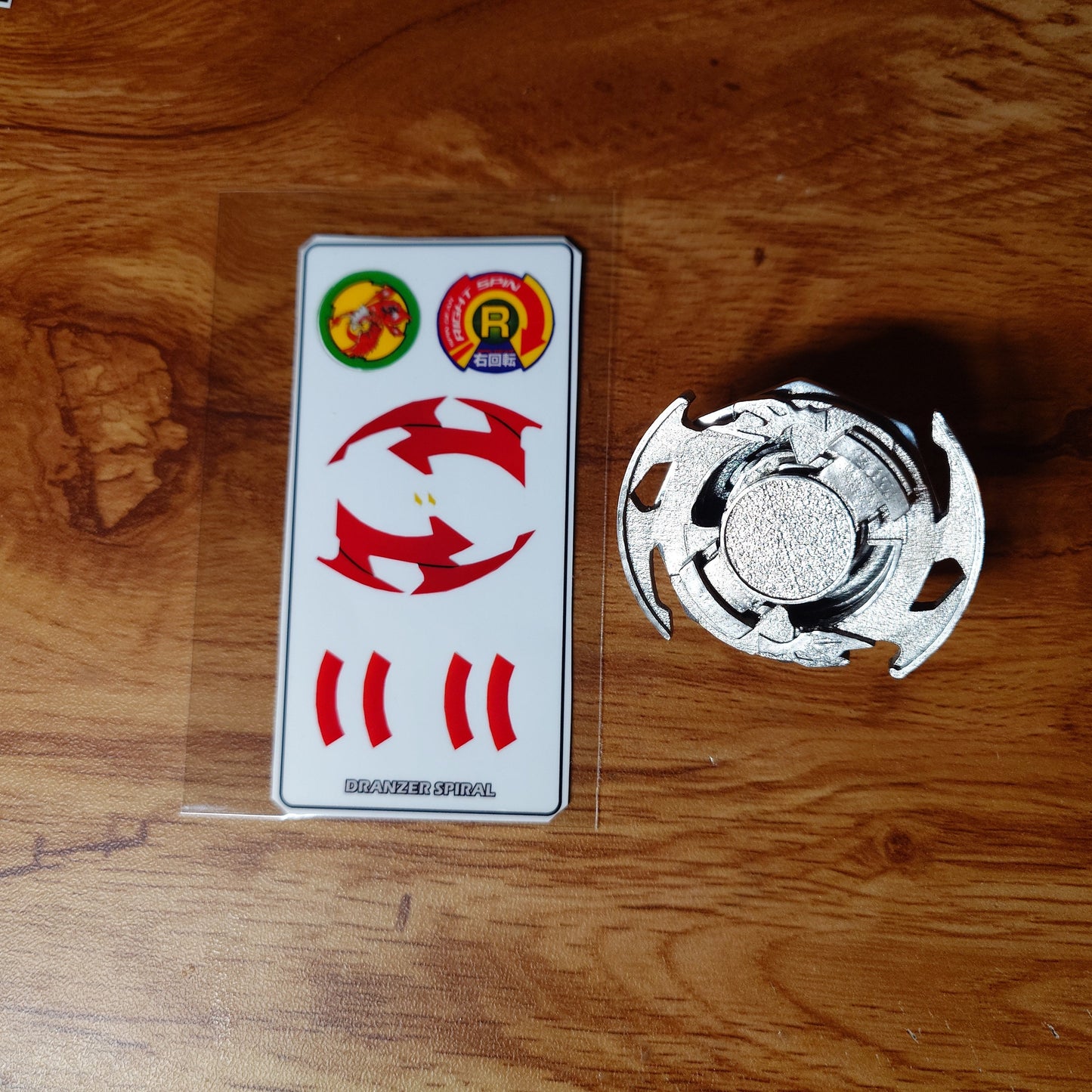 FULL METAL Beyblade Dranzer S ANIME Version (Stainless steel)