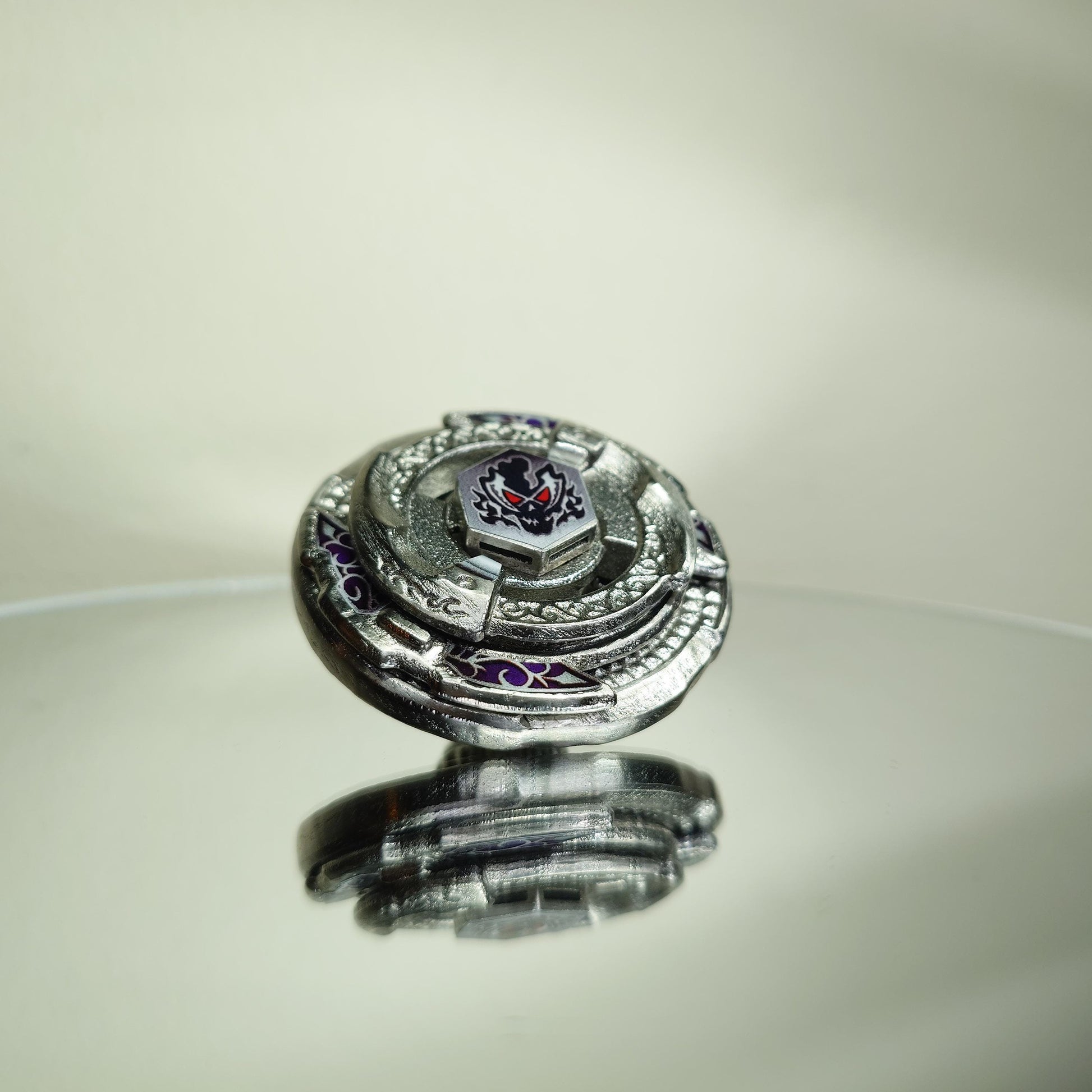 FULL METAL Beyblade Scythe Kronos T125EDS (Metal Fight) (Stainless steel)
