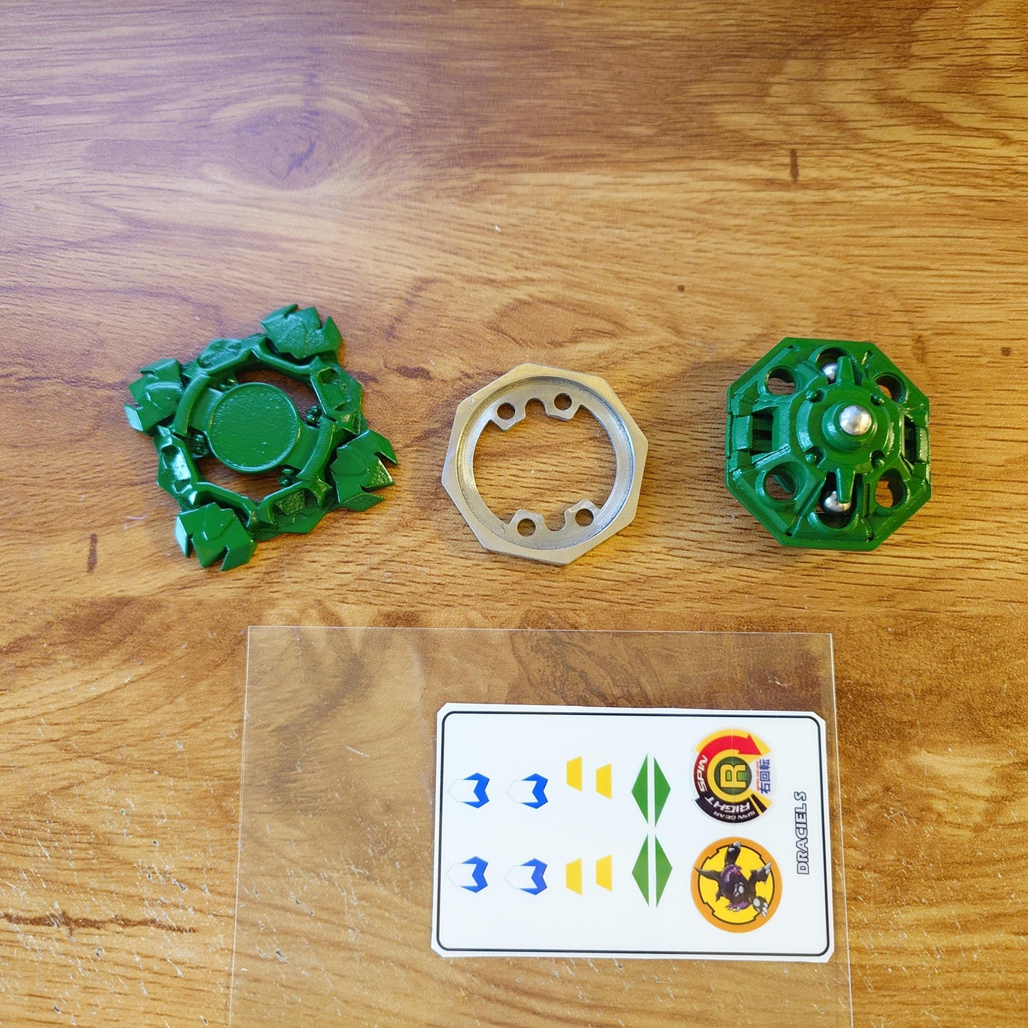 FULL METAL Beyblade Draciel S ANIME Version (Stainless Steel)