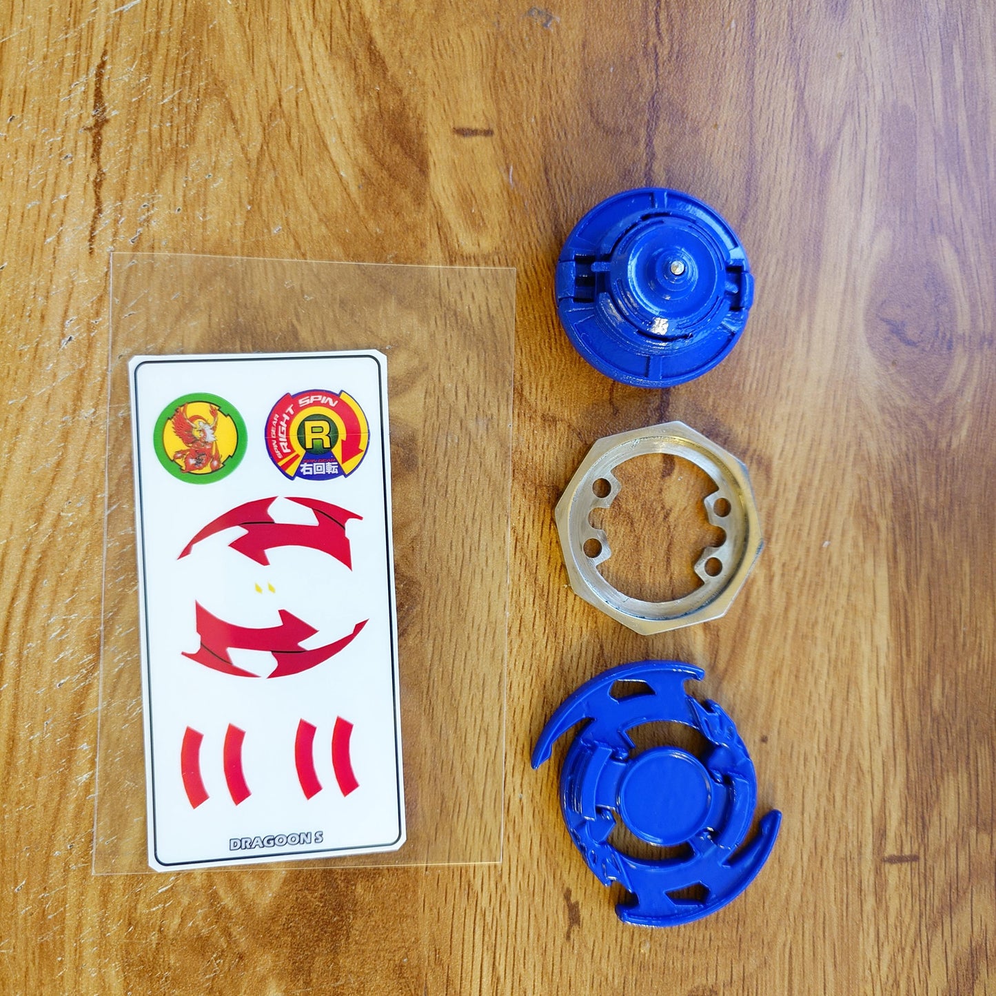 FULL METAL Beyblade Dranzer S ANIME Version (Stainless steel)