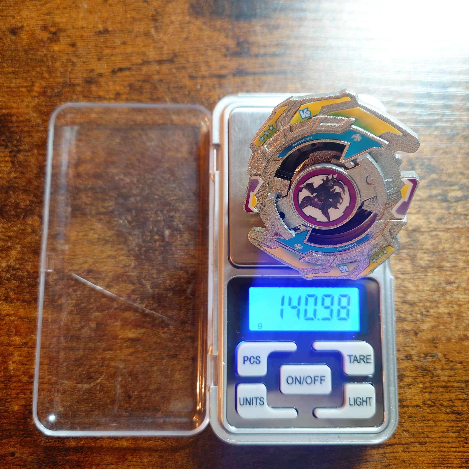 FULL METAL Beyblade Draciel V2 (Stainless steel)