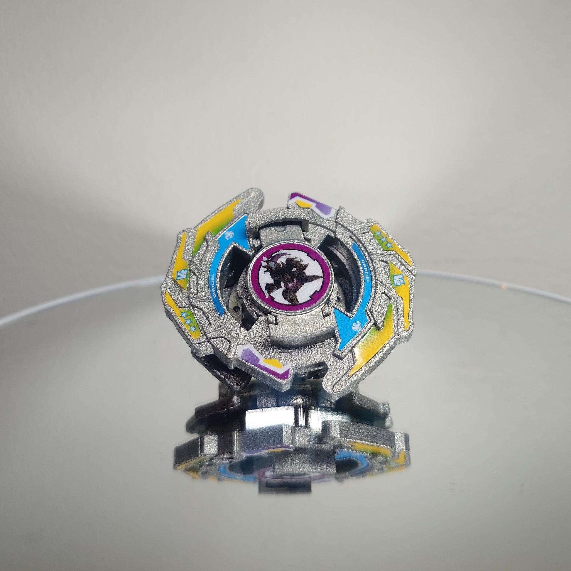 FULL METAL Beyblade Draciel V2 (Stainless steel)