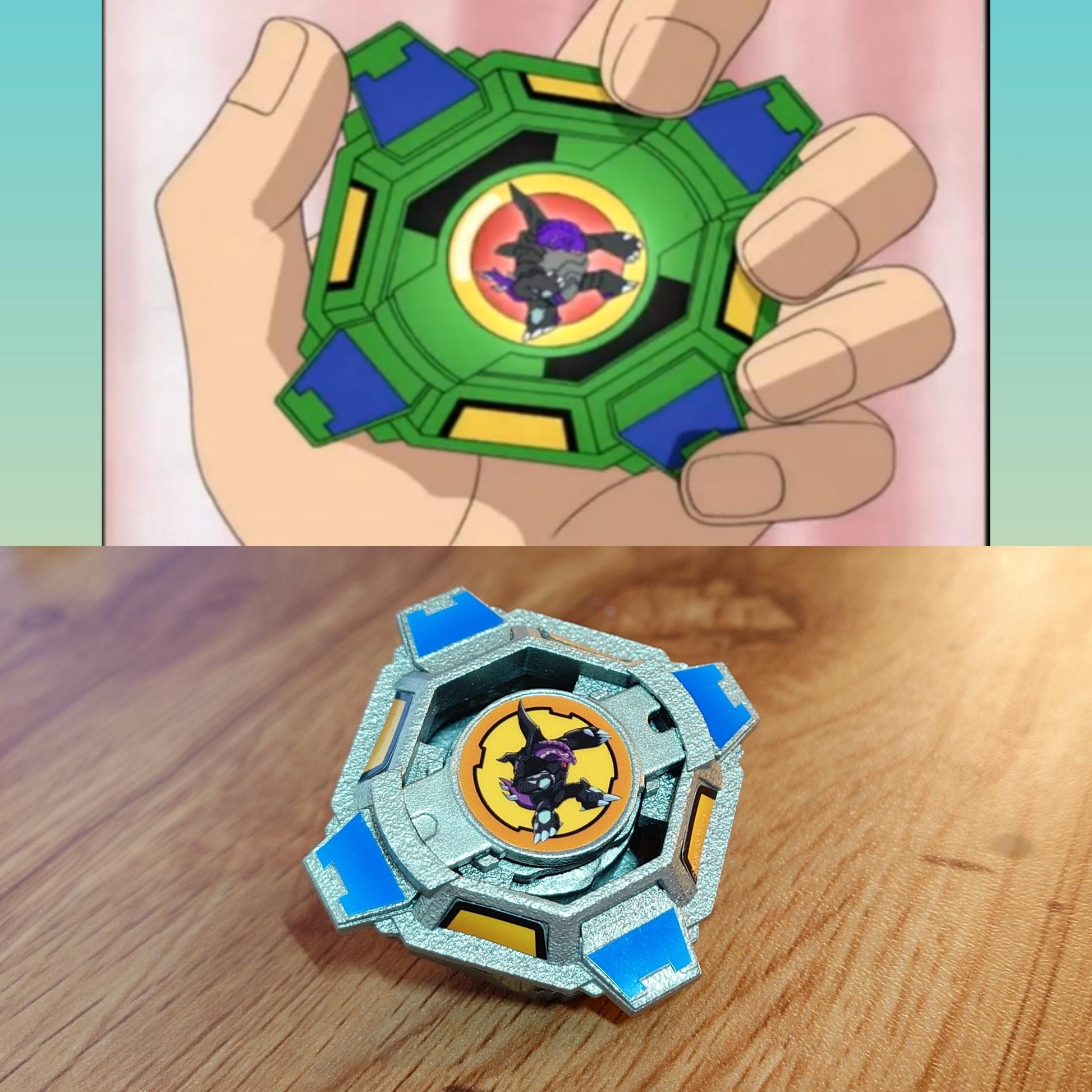 FULL METAL Beyblade Draciel MBD Anime Version (Stainless Steel)