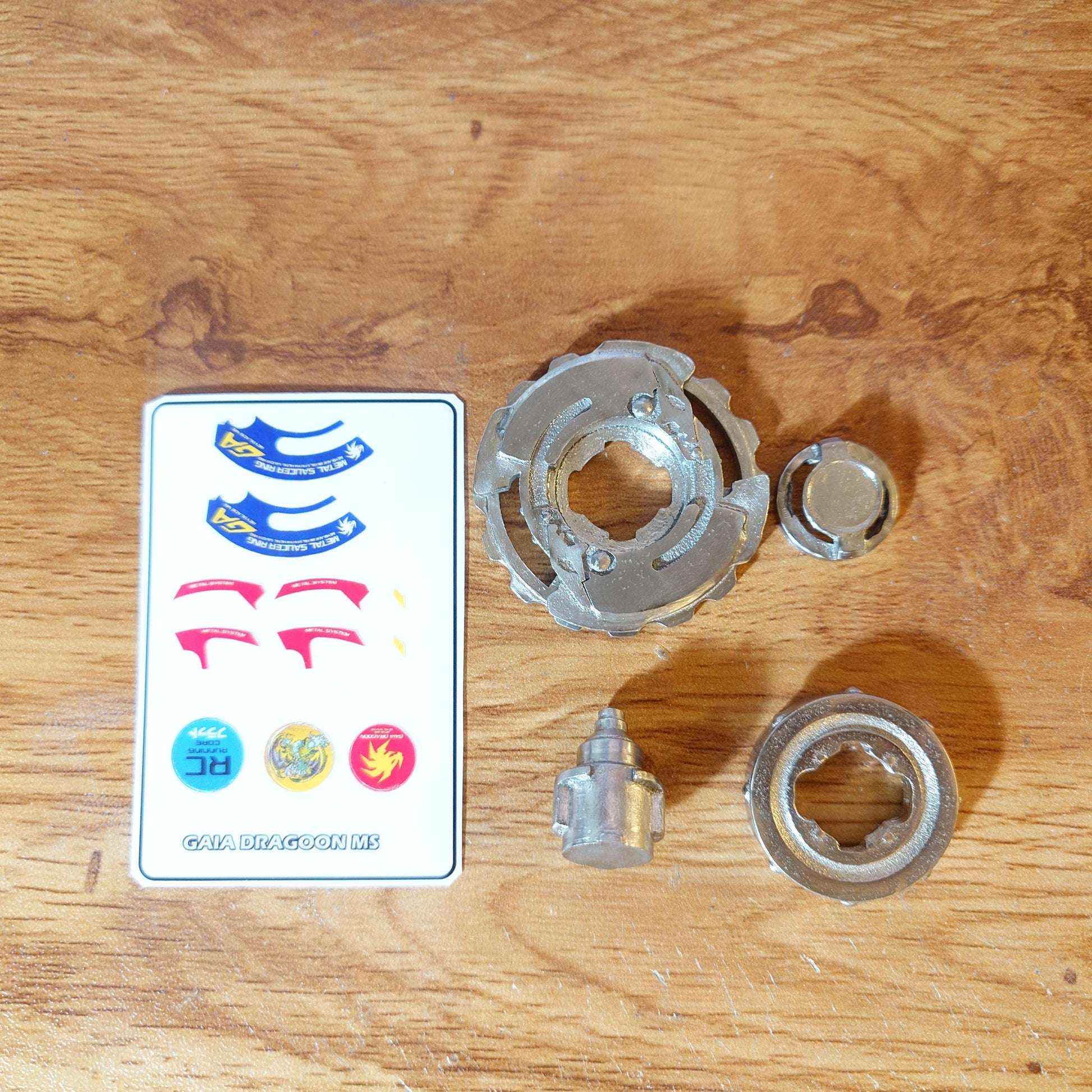 FULL METAL Beyblade Gaia Dragoon MS (Stainless Steel)