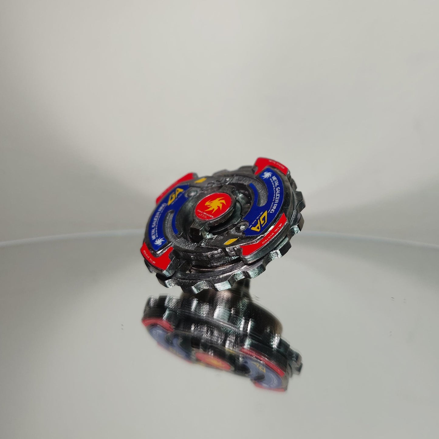 FULL METAL Beyblade Gaia Dragoon MS (Stainless Steel)