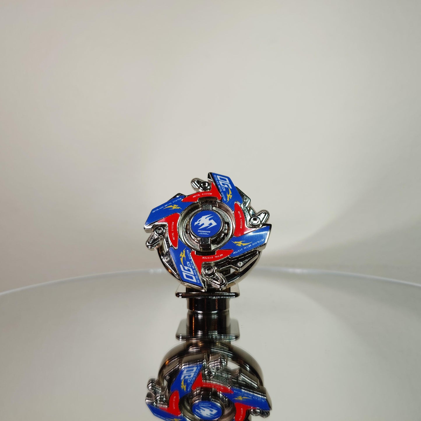 Full Metal Beyblade Dragoon MS - HMS Repro (Zinc-Nickel plated)