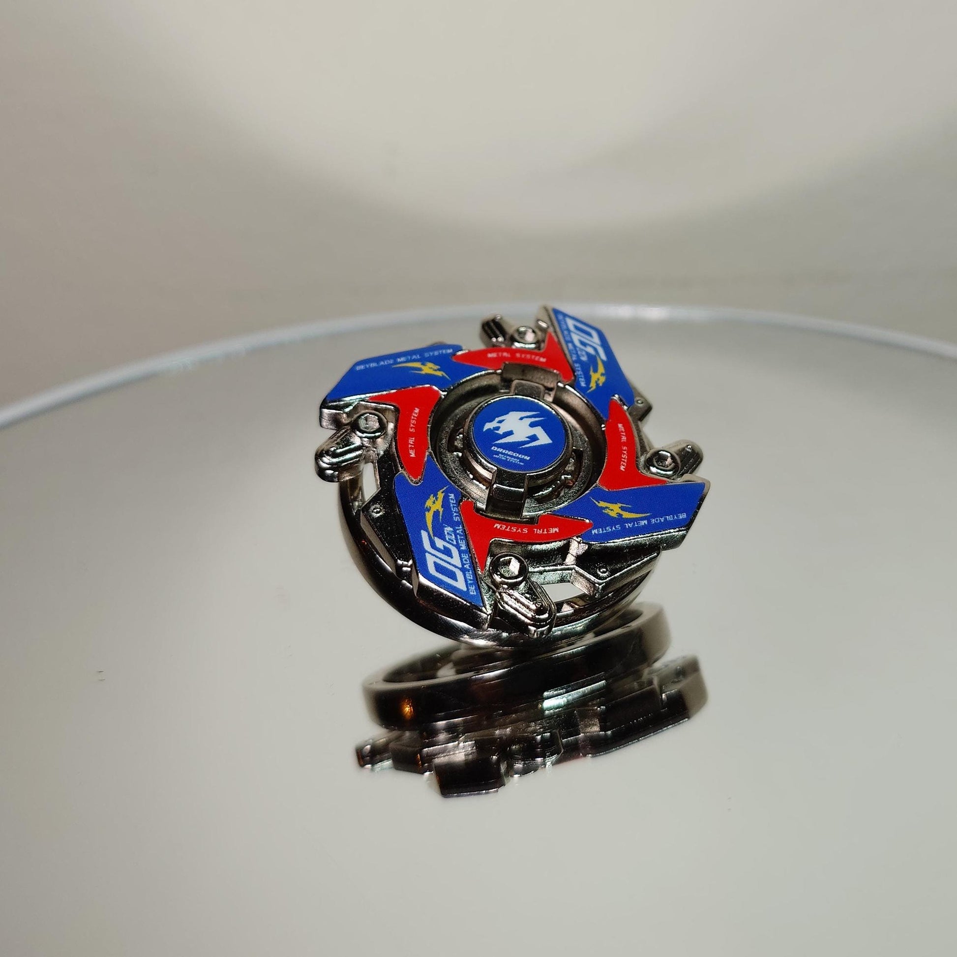 Full Metal Beyblade Dragoon MS - HMS Repro (Zinc-Nickel plated)