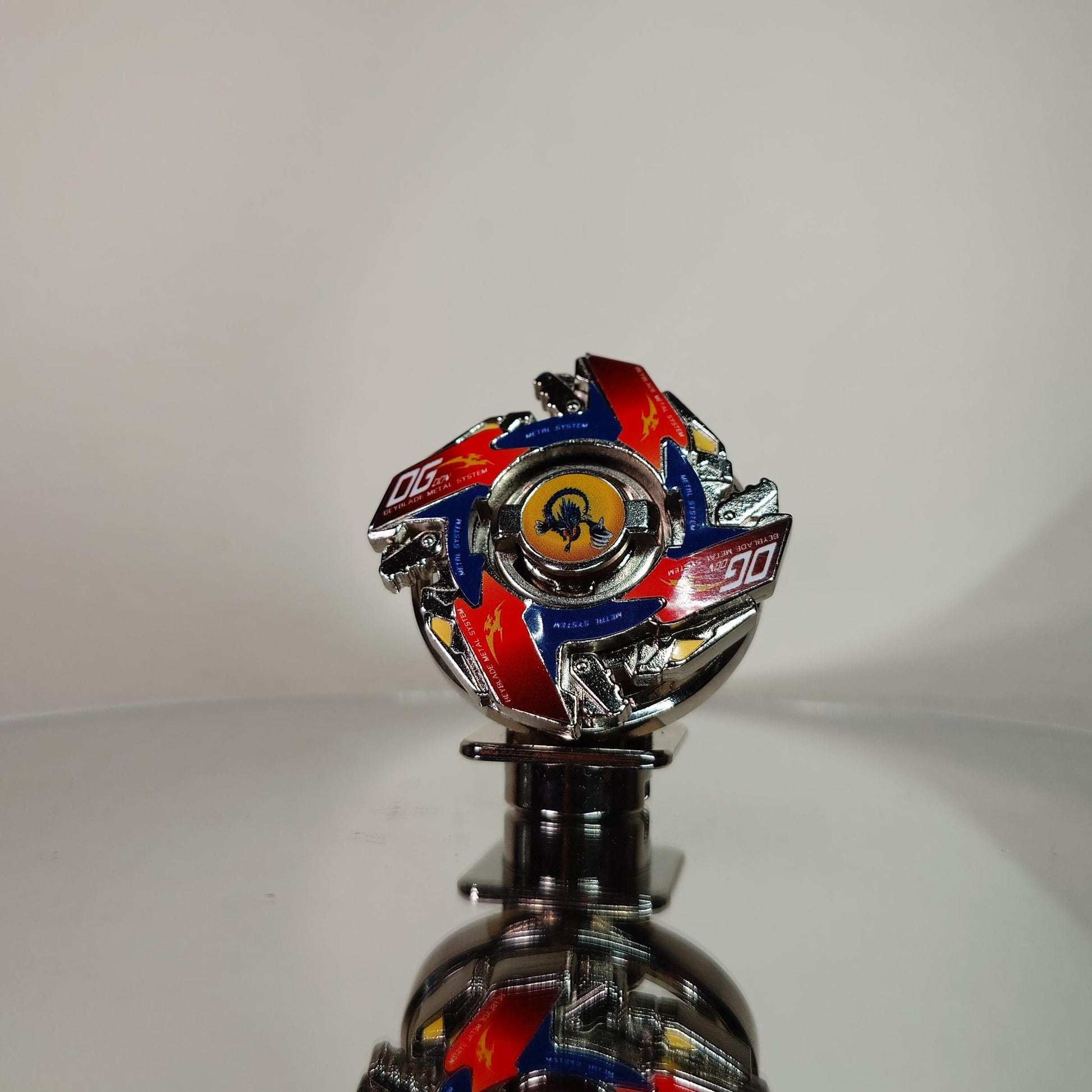 Full Metal Beyblade Dragoon MSUV - HMS Repro (Zinc+Nickel plated)