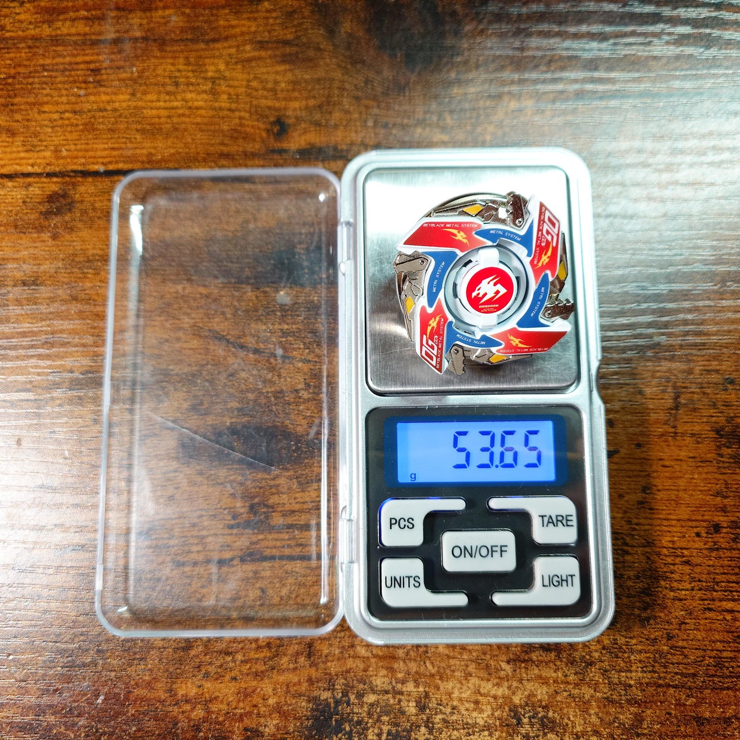 Full Metal Beyblade Dragoon MSUV - HMS Repro (Zinc+Nickel plated)