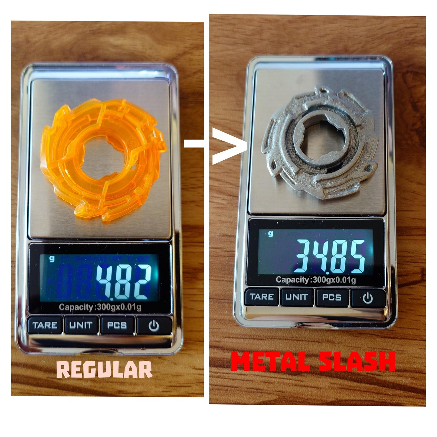Beyblade X - METAL Assist Blade - Slash - CX (Stainless steel)