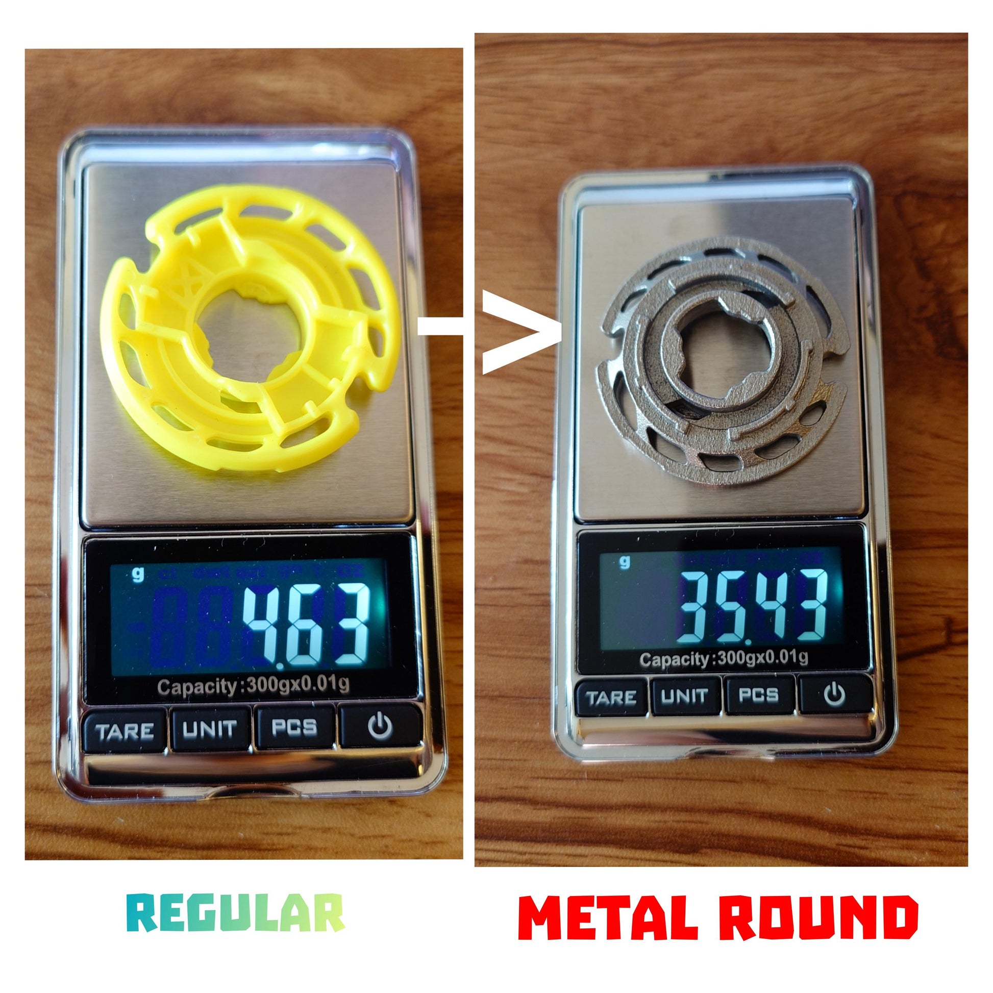 Beyblade X - METAL Assist Blade - Round - CX (Stainless steel)