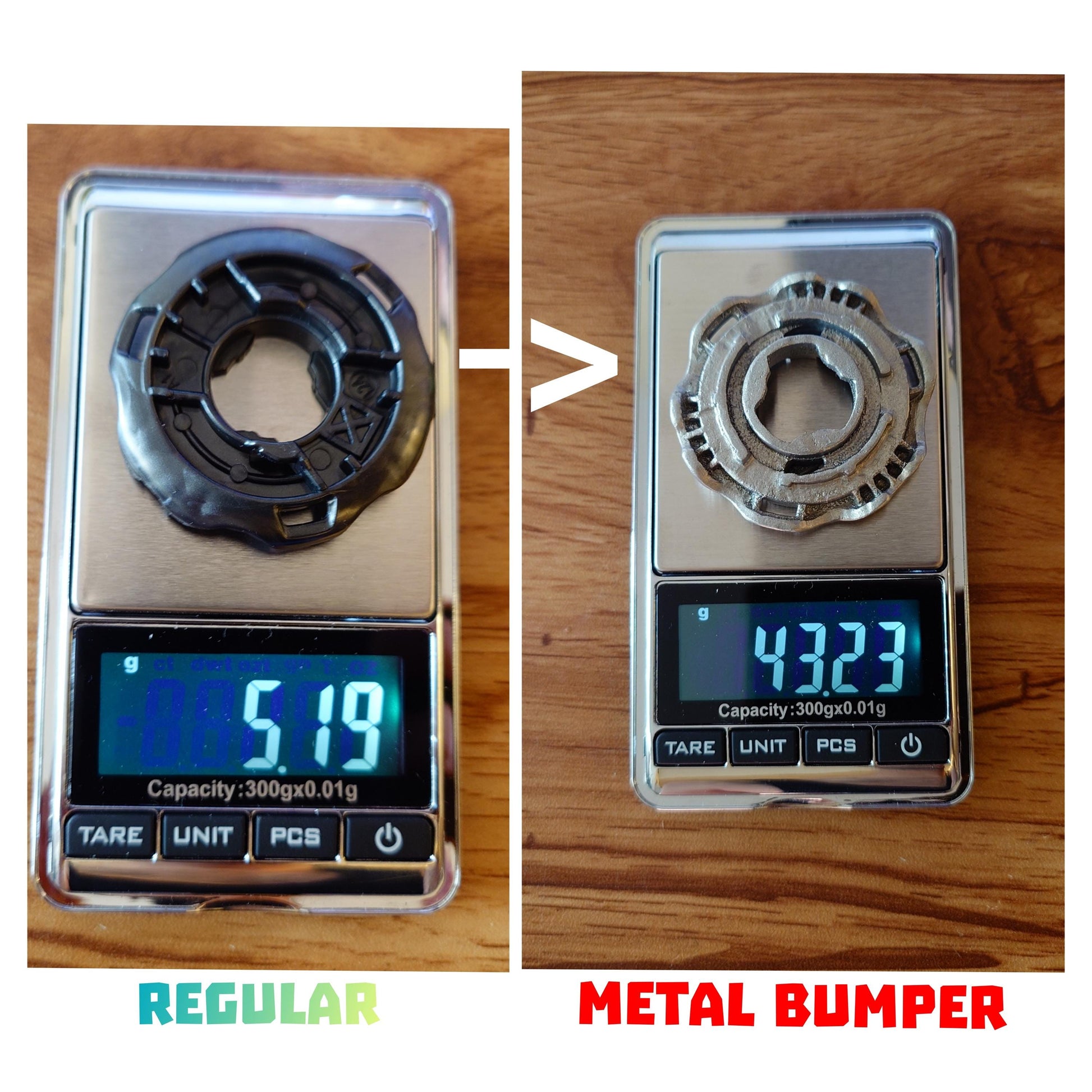 Beyblade X - METAL Assist Blade - Bumper - CX (Stainless steel)