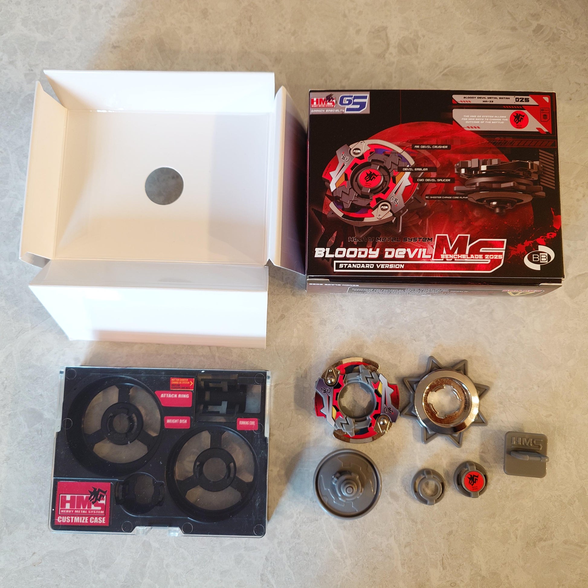 Beyblade Bloody Devil MS - HMS Repro (Standard version)
