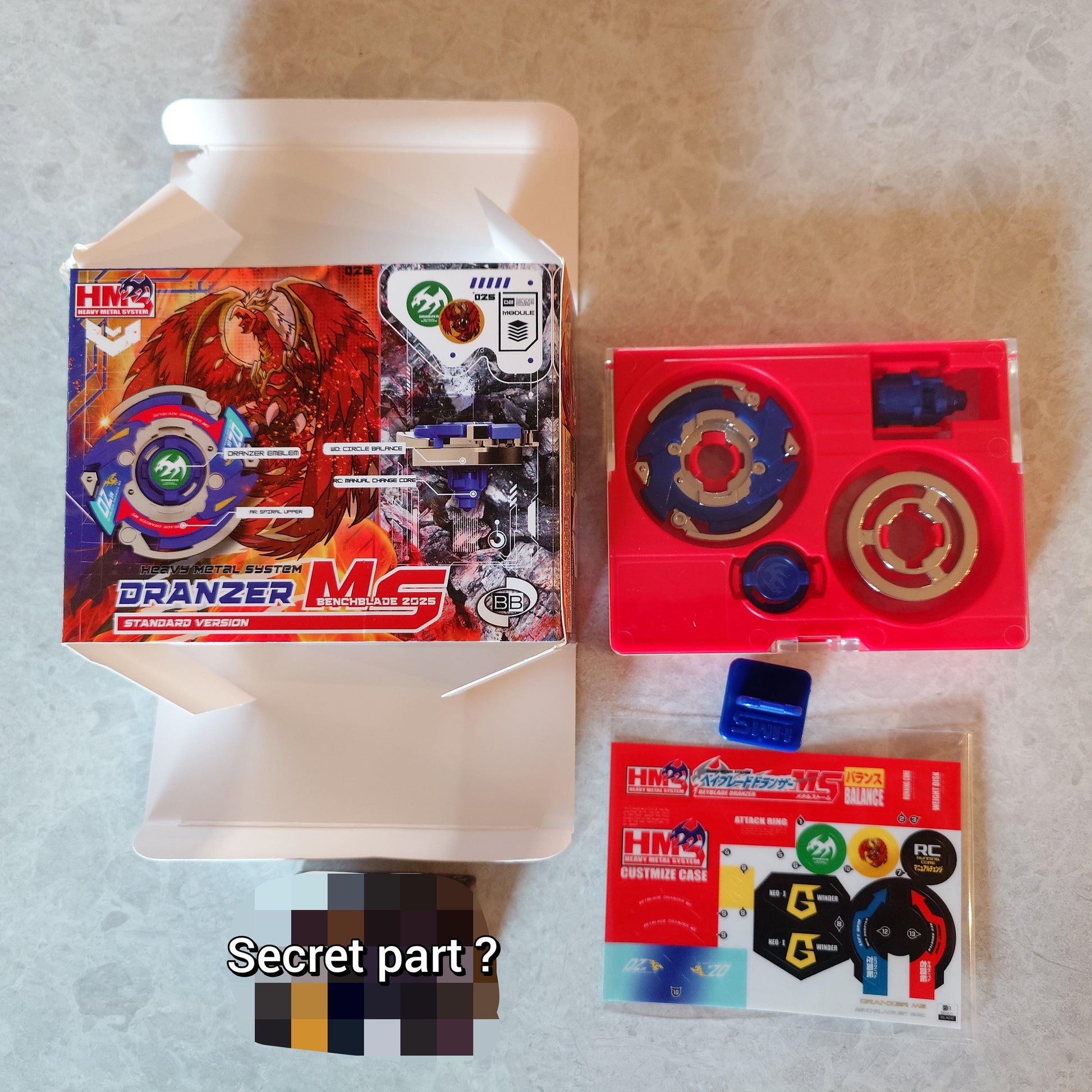 Beyblade Dranzer MS - HMS Repro (Standard version)